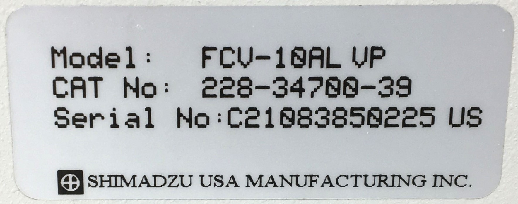 Used Shimadzu FCV-10AL VP Low Pressure Gradient Valve