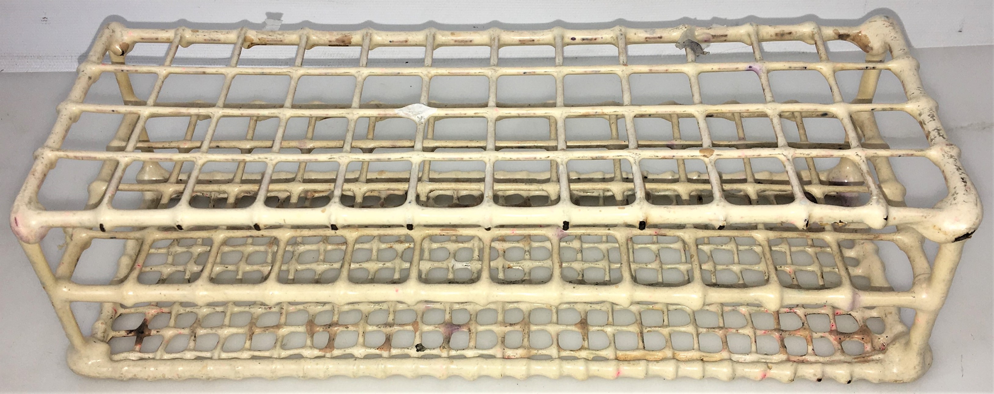 Used Epoxy Coated Wire Centrifuge Tube or Culture Tube Rack
