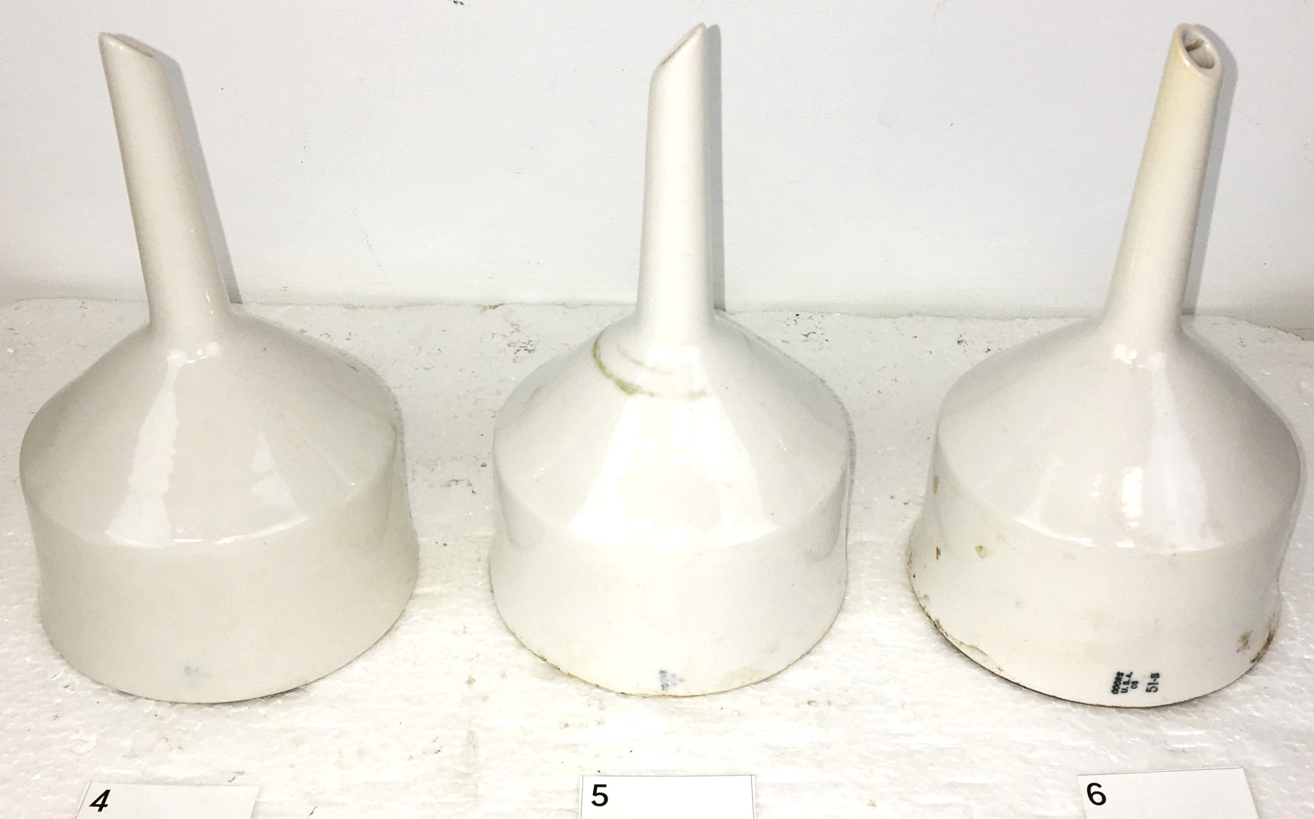 Used CoorsTek 60242 Buchner Funnel - 186mL - For 75mm Paper