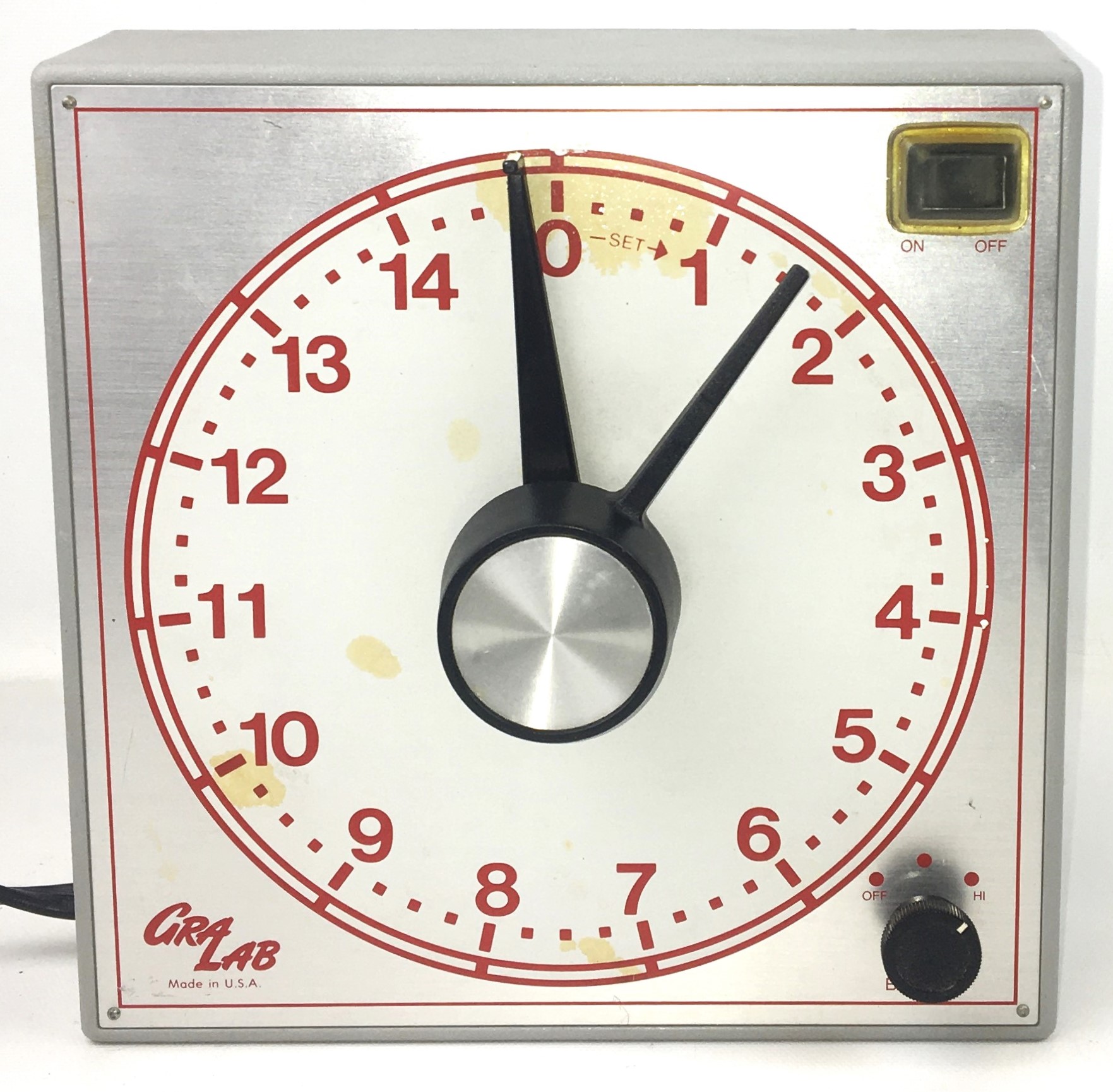Used GraLab Model 252 15-Minute Timer