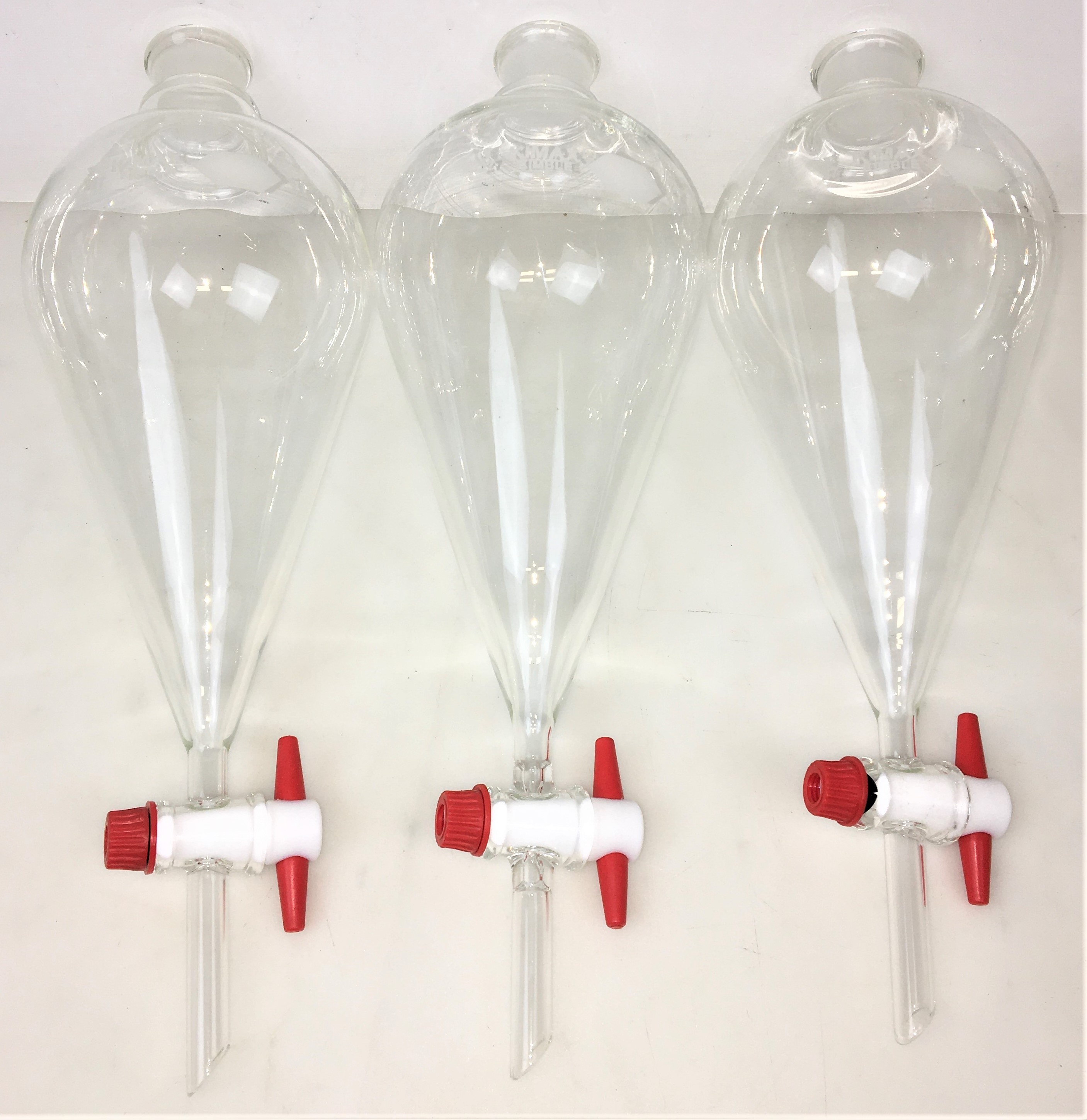 Used Corning or Kimble Squibb Separatory Funnel - 1000mL