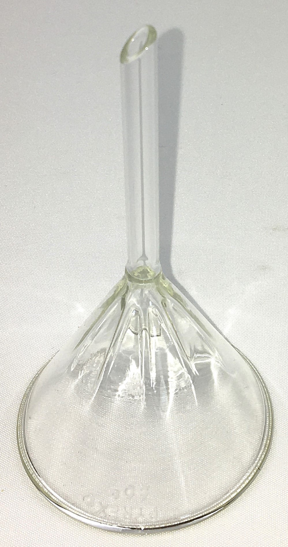 Used Corning PYREX 6180-65 Fluted 60° Angle Funnel 