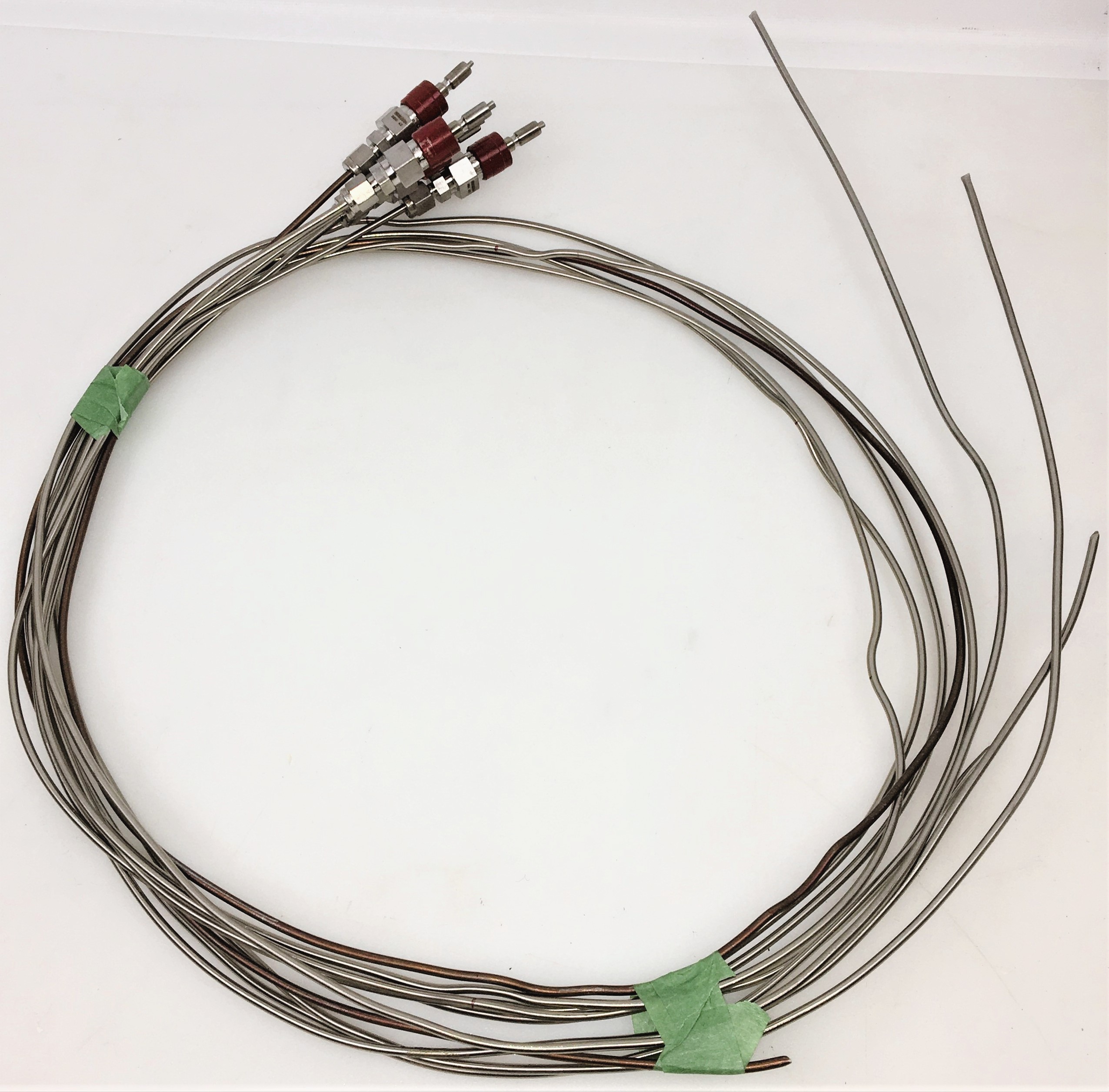 Used Swagelok Quick-Connect Body with Stainless Steel 1/8" Tubing