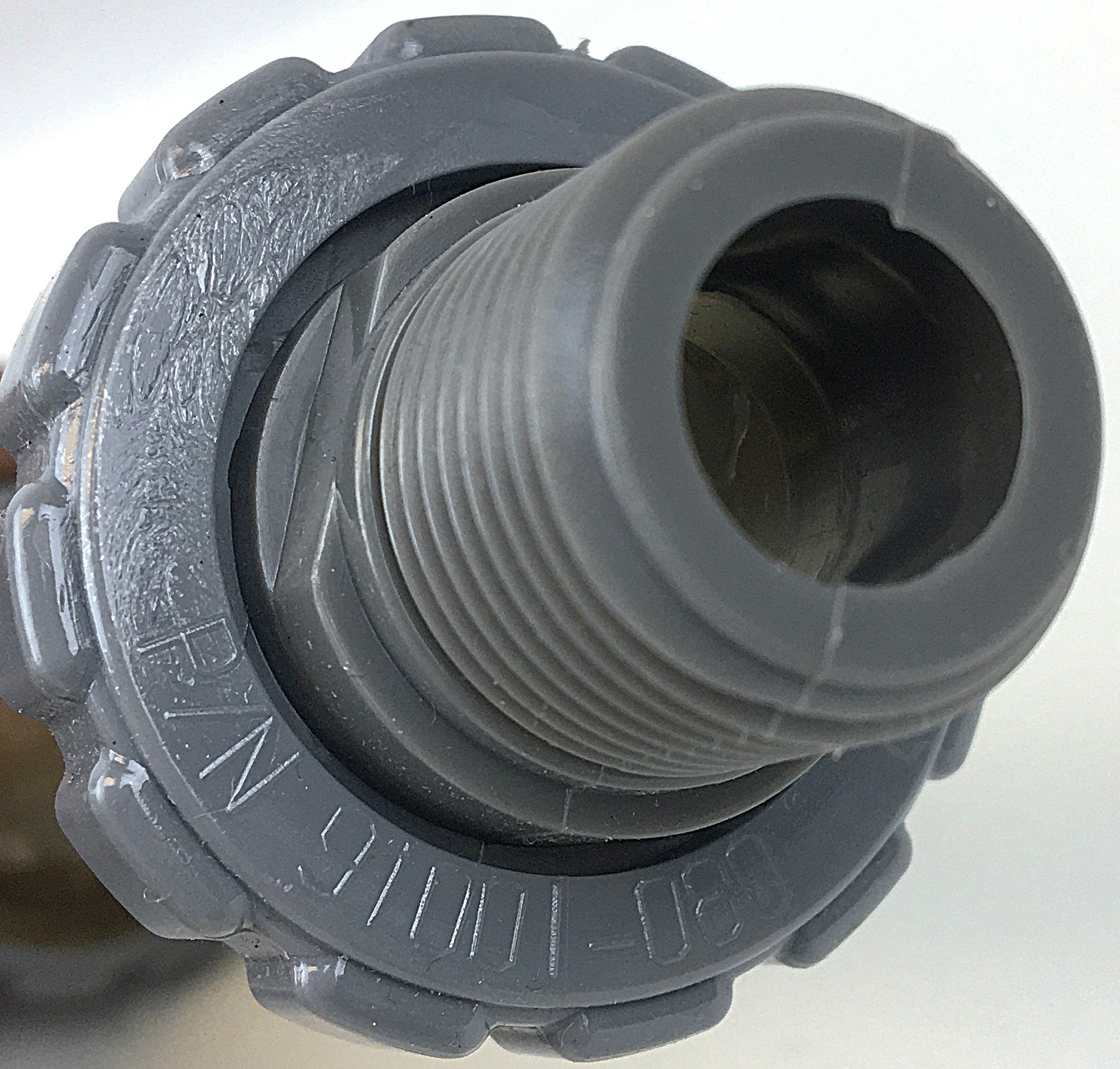 Used Blue-White F-44376 In-Line Variable Area Flow Meter (0.75 to 7.5 LPM)