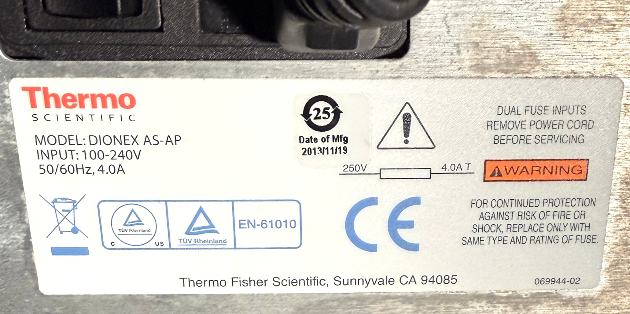 As is Dionex ICS-2100 Ion Chromatograph