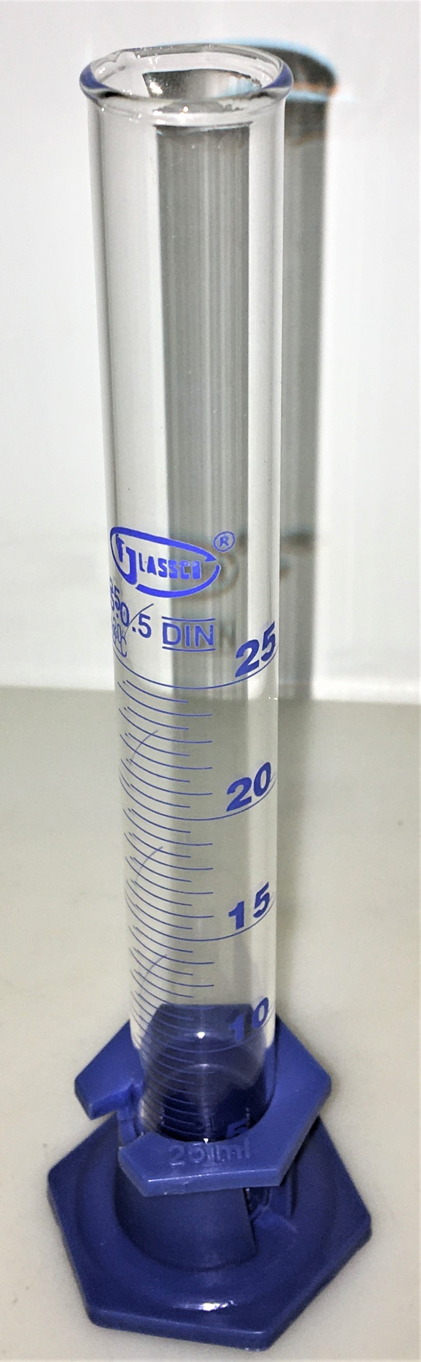New 25mL Graduated Cylinder - Assorted Brands