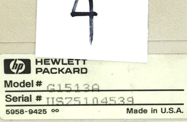 As is Hewlett Packard 6890 Series (G1513A) Autoinjector Tower - SOLD AS-IS FOR PARTS