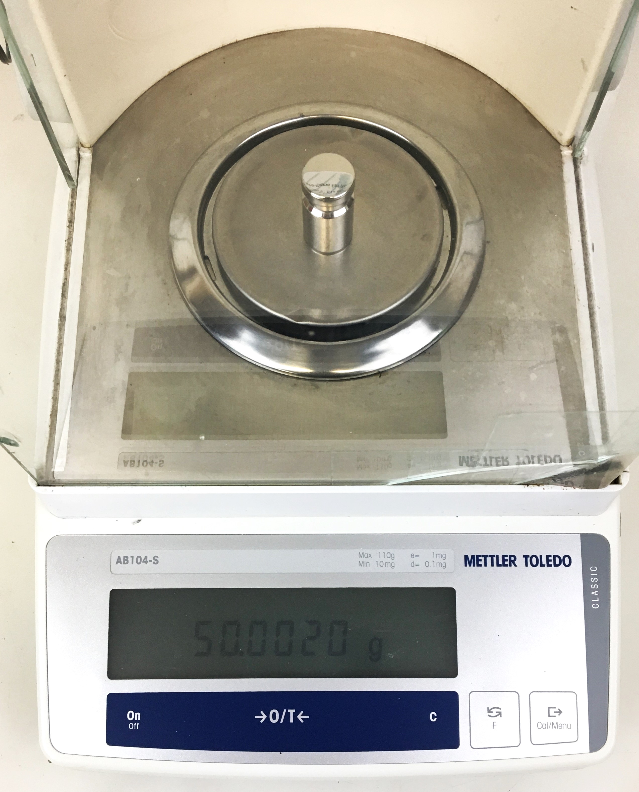 Used Mettler Toledo AB104-S FACT Precision Balance (110g x 0.001g)