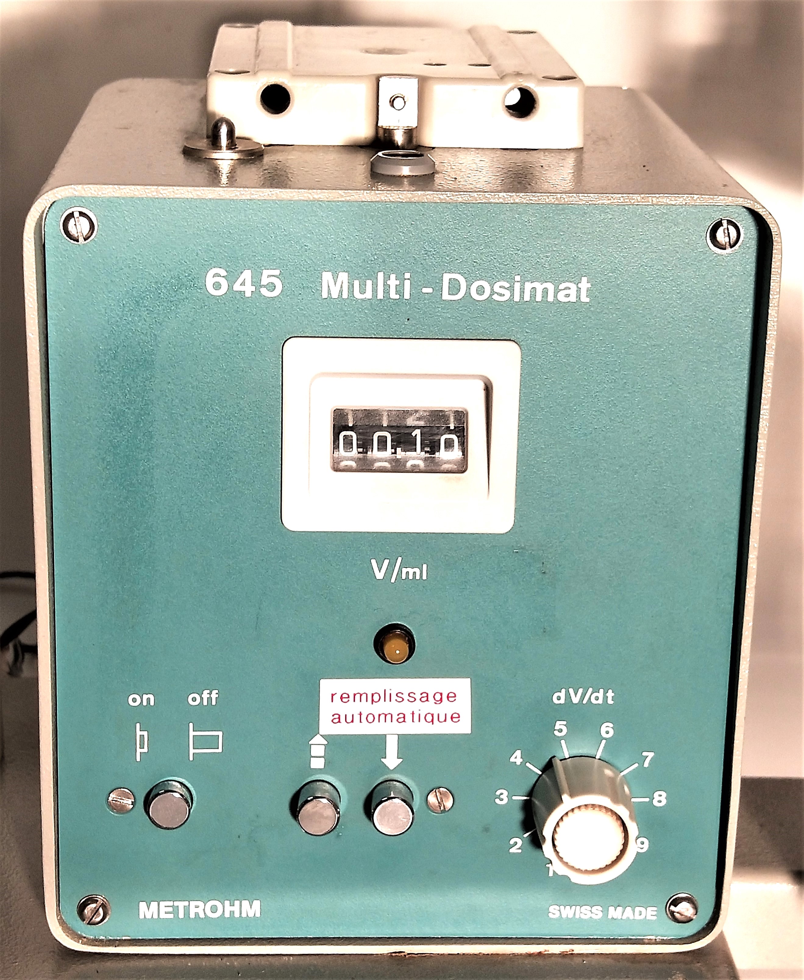 Used Metrohm 645 Multi-Dosimat/633 Automat Karl Fischer Titrator
