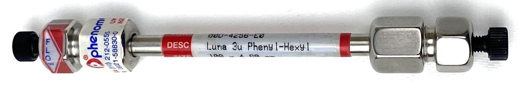 Used Phenomenex Luna 3 µm Phenyl-Hexyl (00D-4256-E0) LC Column (10 cm × 4.6 mm x 3µm)