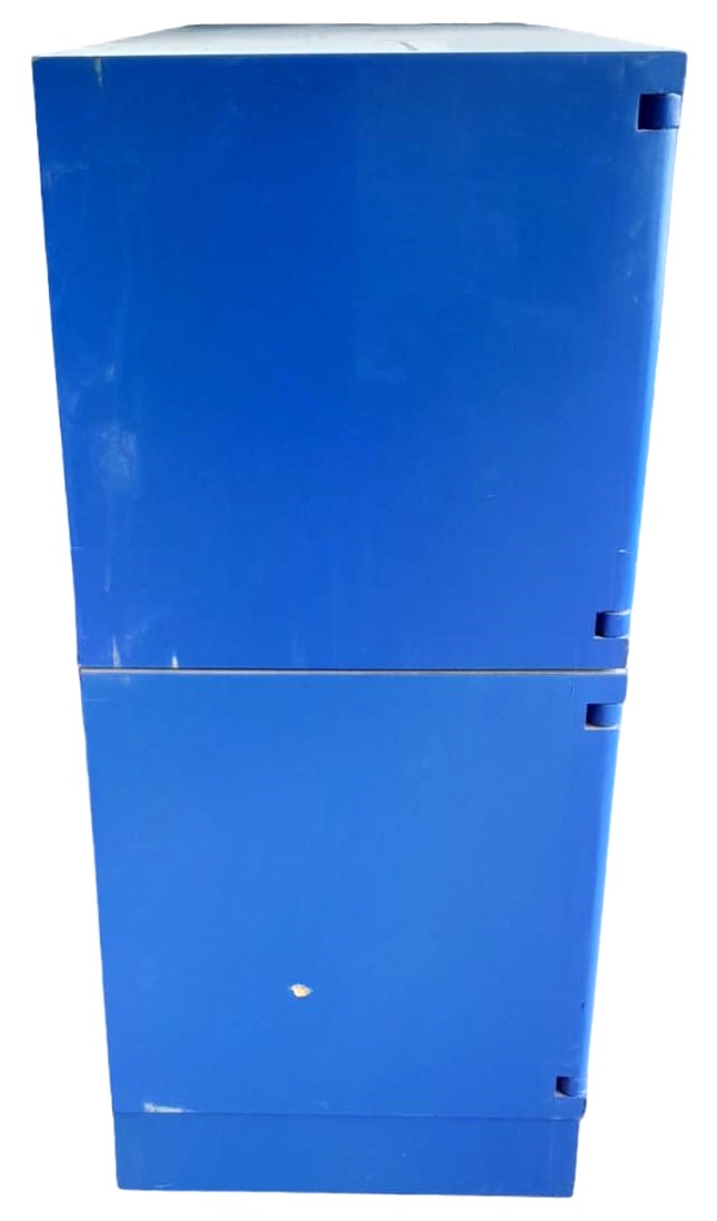 Used SciMatCo SE1460 Mini Stak-a-Cab Acid Storage Cabinet (47"W x 18"D x 41"H)
