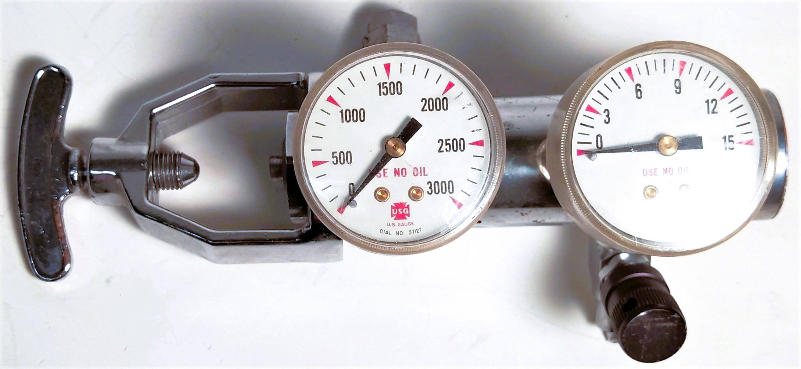 Used Corning 477422 Dual-Stage Pressure Regulator