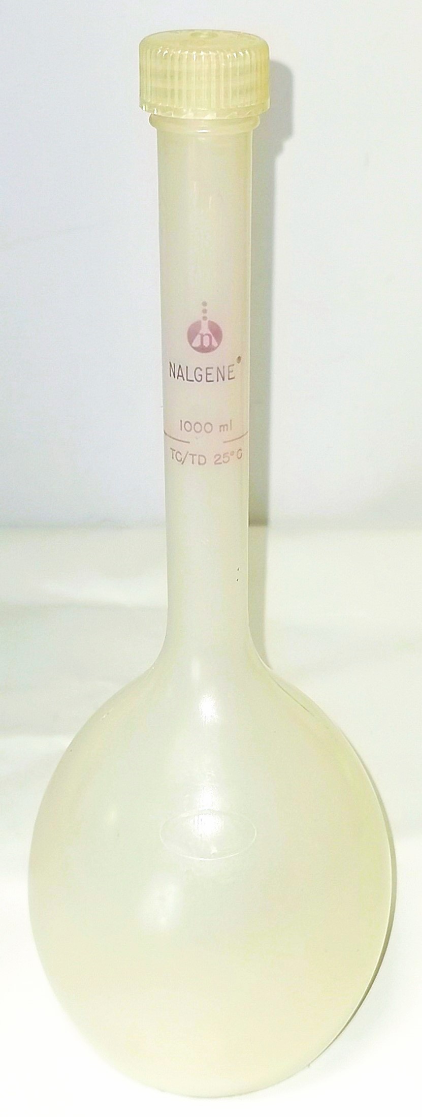 Used Lot of 40 Nalgene 4000 Polypropylene Volumetric Flasks - Various Volumes