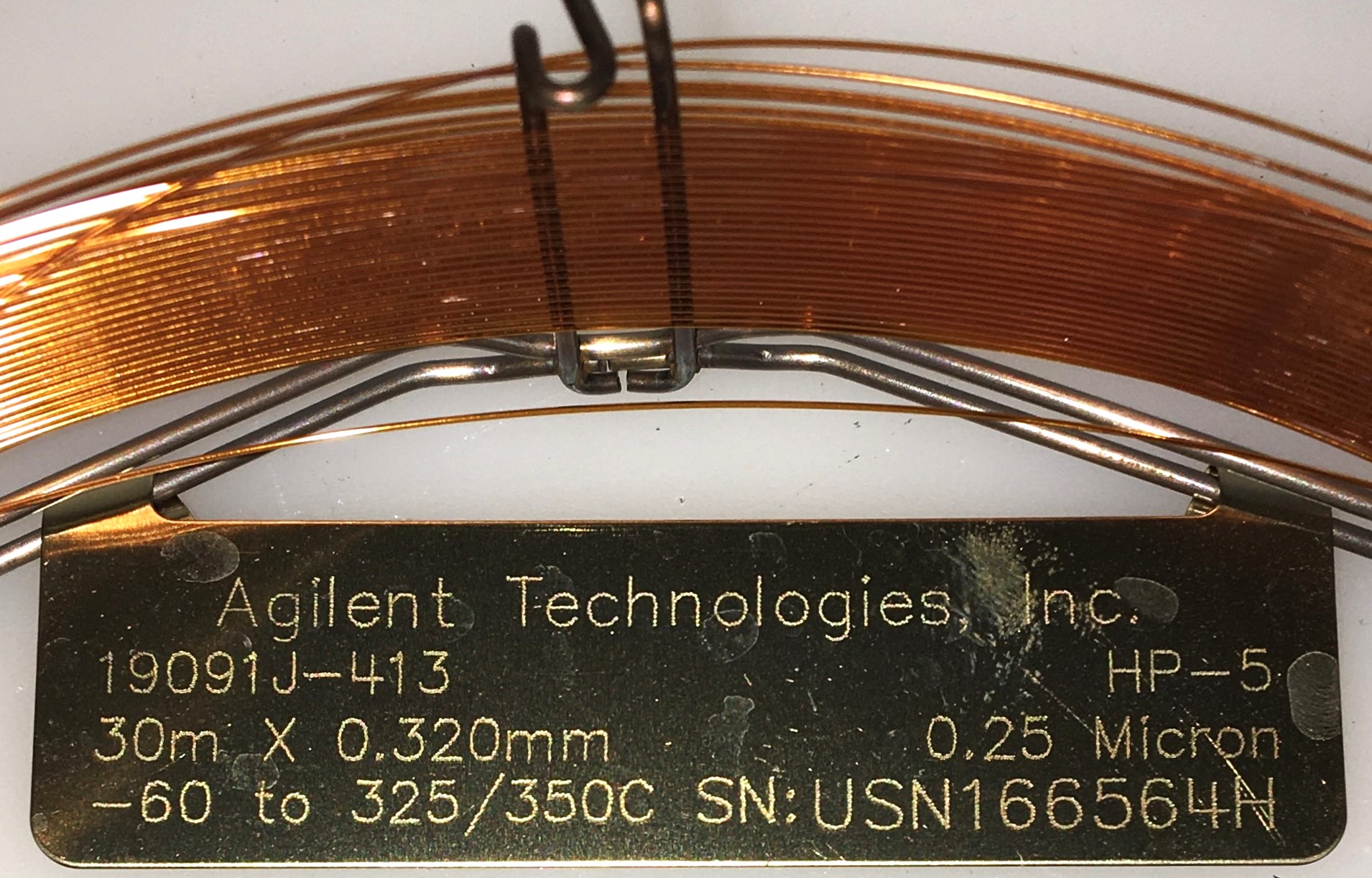 Used Agilent HP-5 (19019J-413) Capillary Column (30M x 0.32mm x 0.25µm)