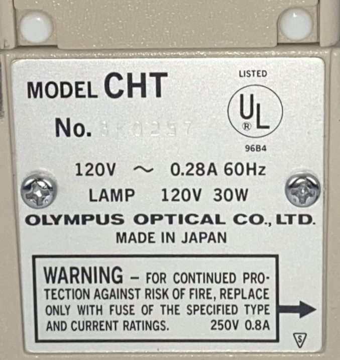 Used Olympus CH-2 Binocular Microscope