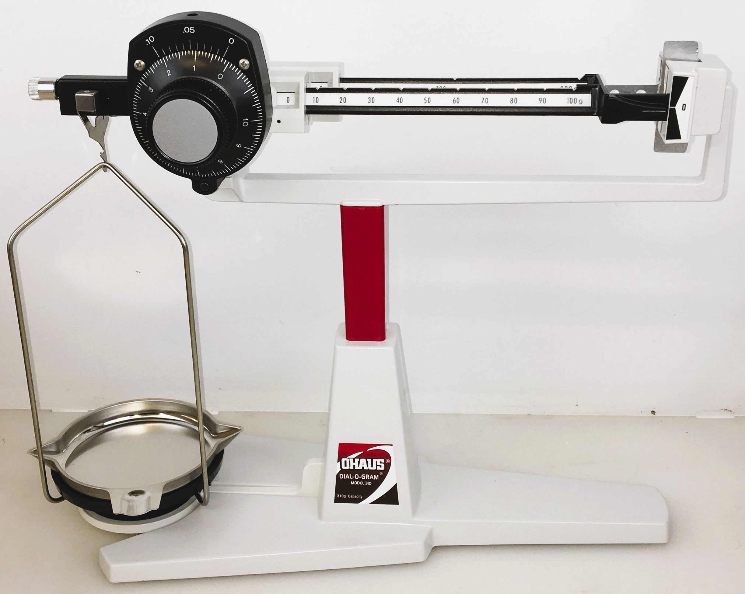 New Open Box Ohaus Dial-O-Gram 310 Triple Beam Balance (310g x 0.01g)