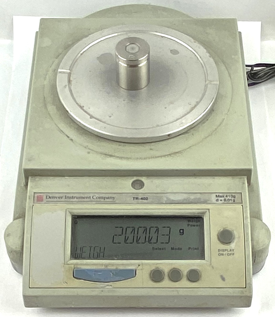 Used Denver TR-402 Top-Loading Balance (410g x 0.01g)