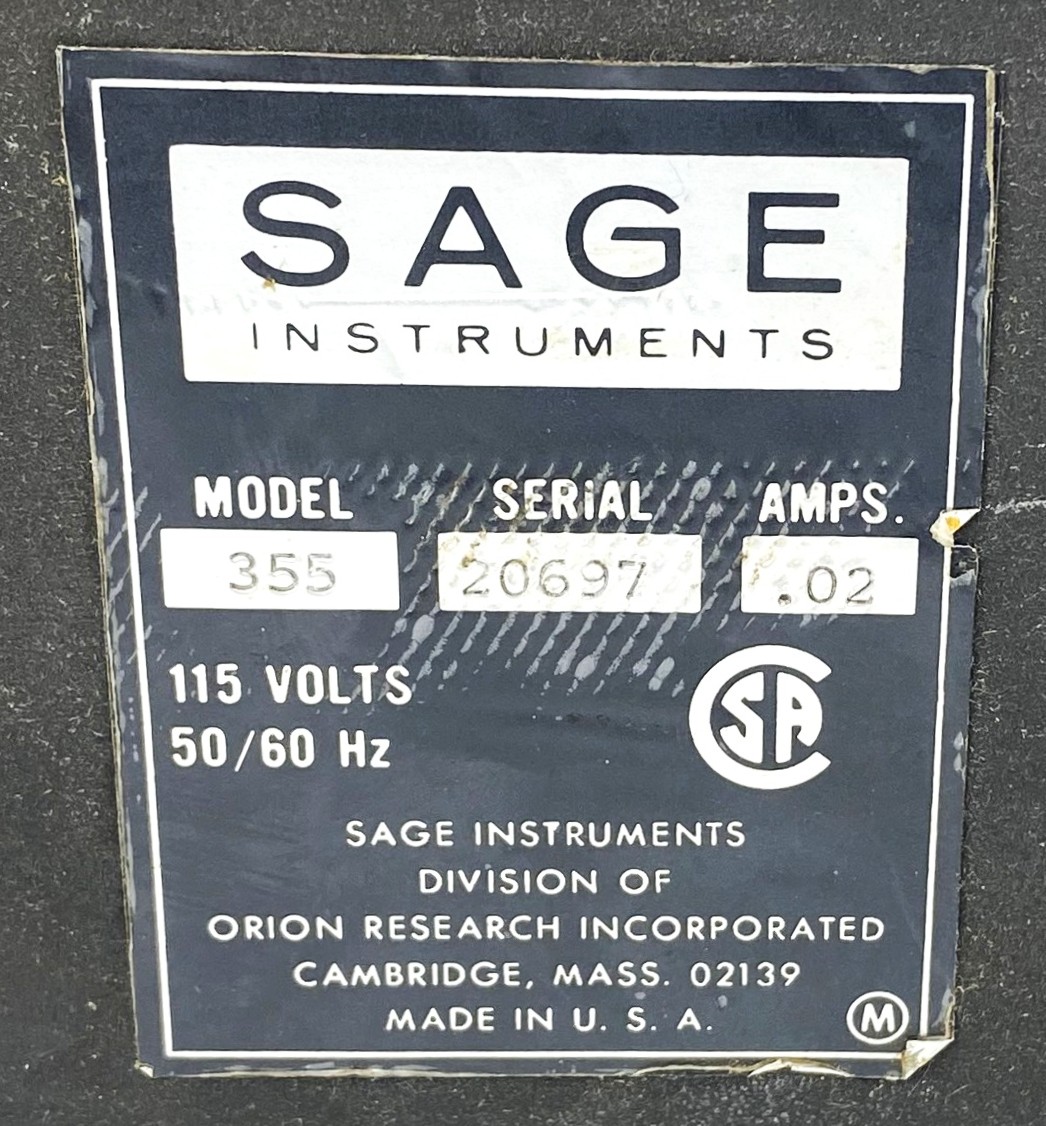 Used Sage 355 Syringe Pump