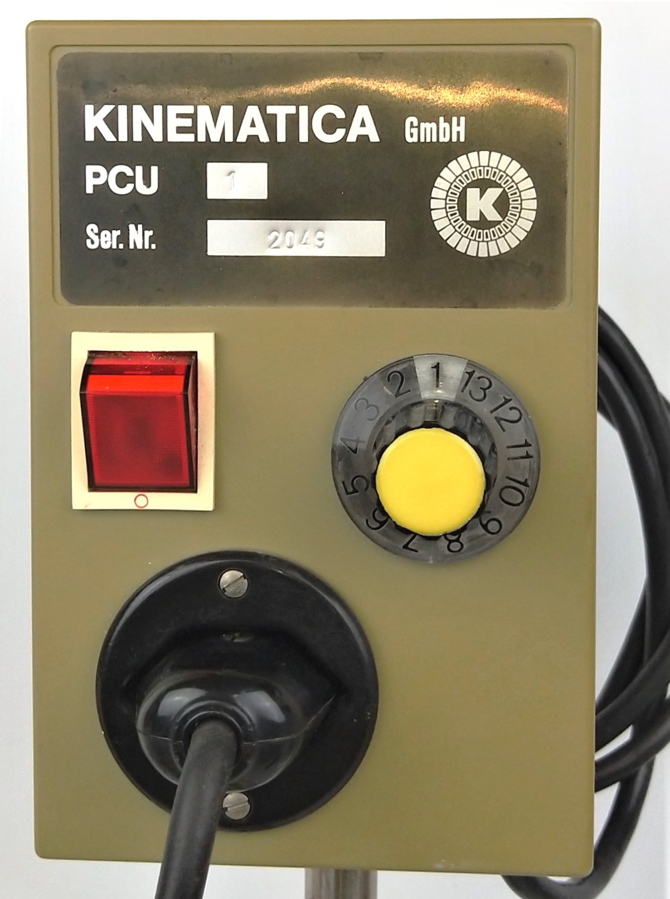 Used Kinematica Polytron PT 10/35 Homogenizer with PCU-11 Controller and PT-DA 30 Probe