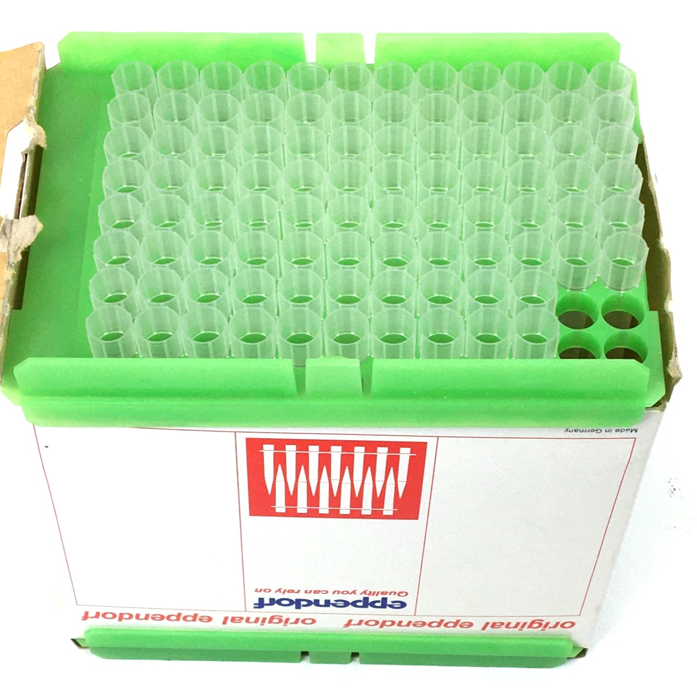 New Open Box Eppendorf EnviroTips 2249045-1 Pipette Tips - 1.25mL (Pack of 960 Tips)