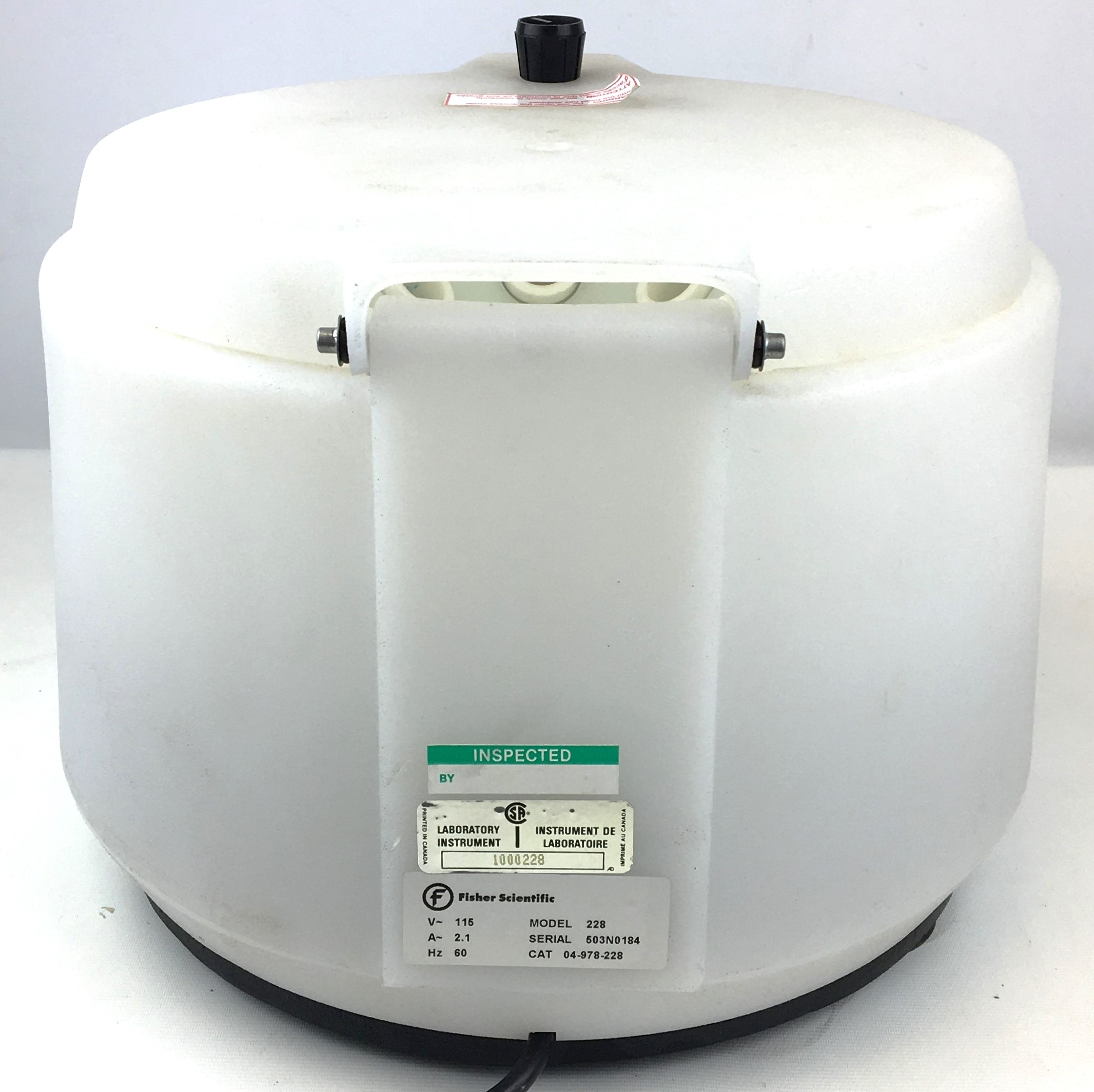 Used Fisher Centrific 228 Centrifuge with Fixed-Angle Rotor