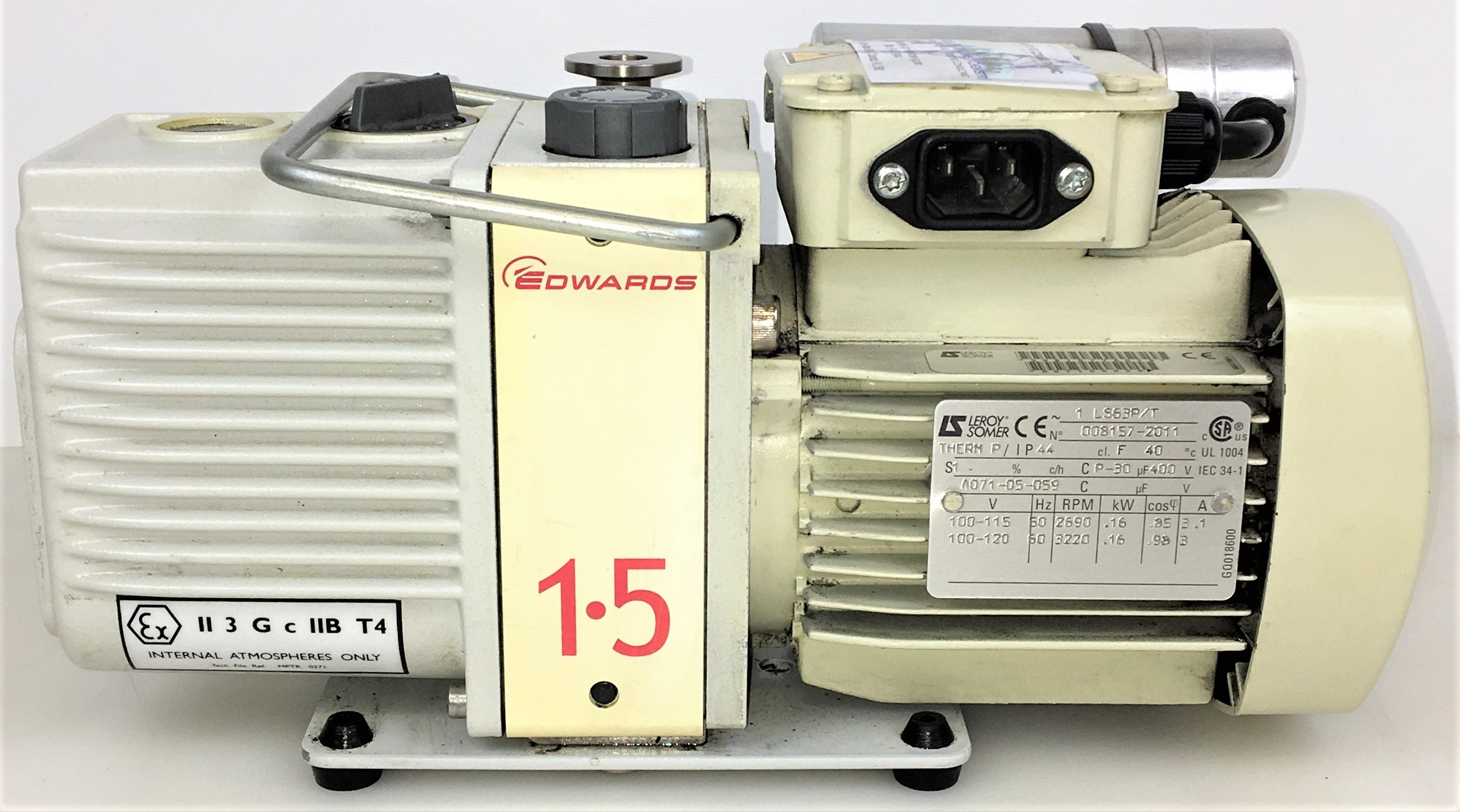 Used Edwards E2M1.5 (Agilent G1099-80023) Rotary Vacuum Pump - 1.2cfm