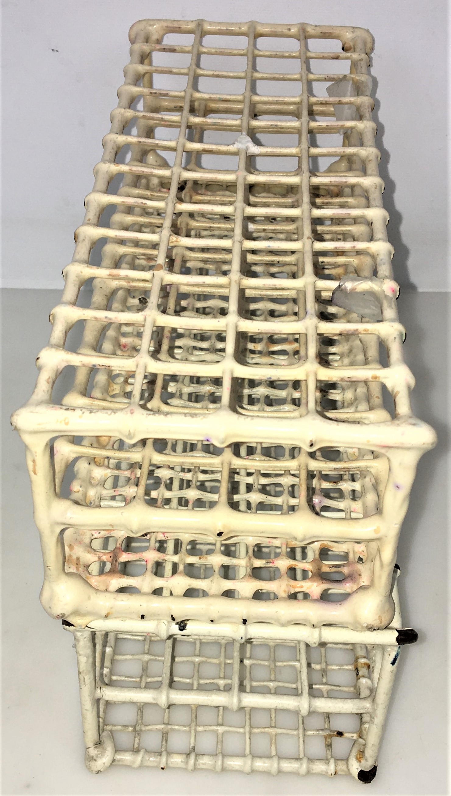 Used Epoxy Coated Wire Centrifuge Tube or Culture Tube Rack