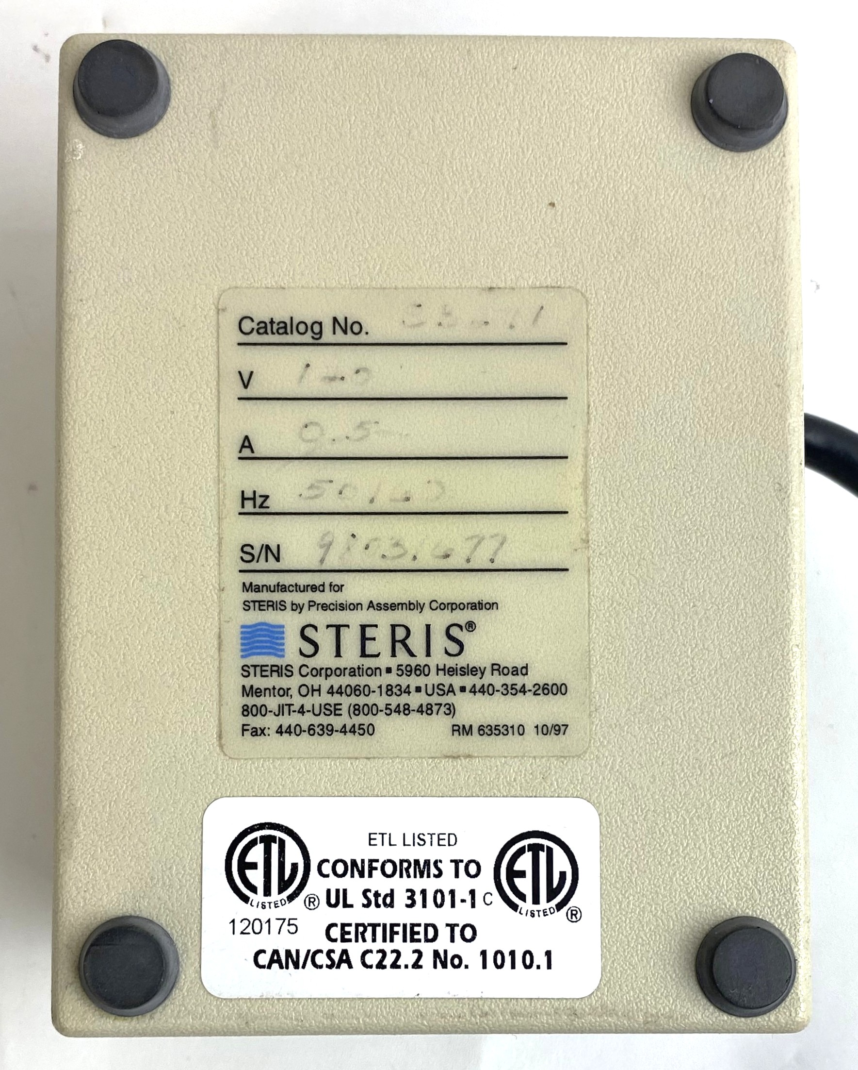 Used Steris VERIFY S3271 Biological Incubator