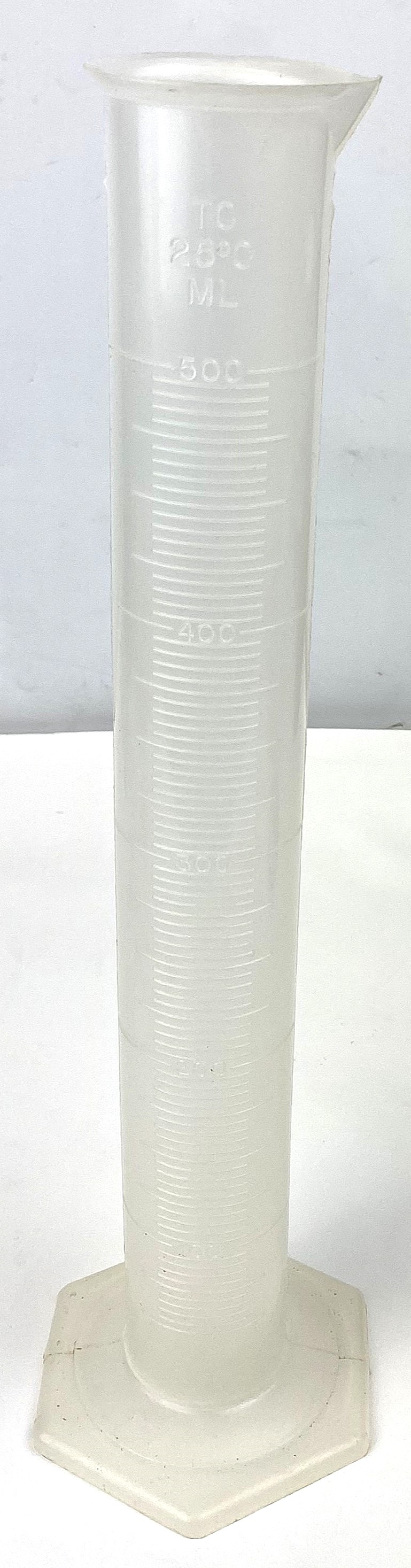 Used Nalgene 3662-0500 (and Equivalent) Plastic Graduated Cylinder - 500mL