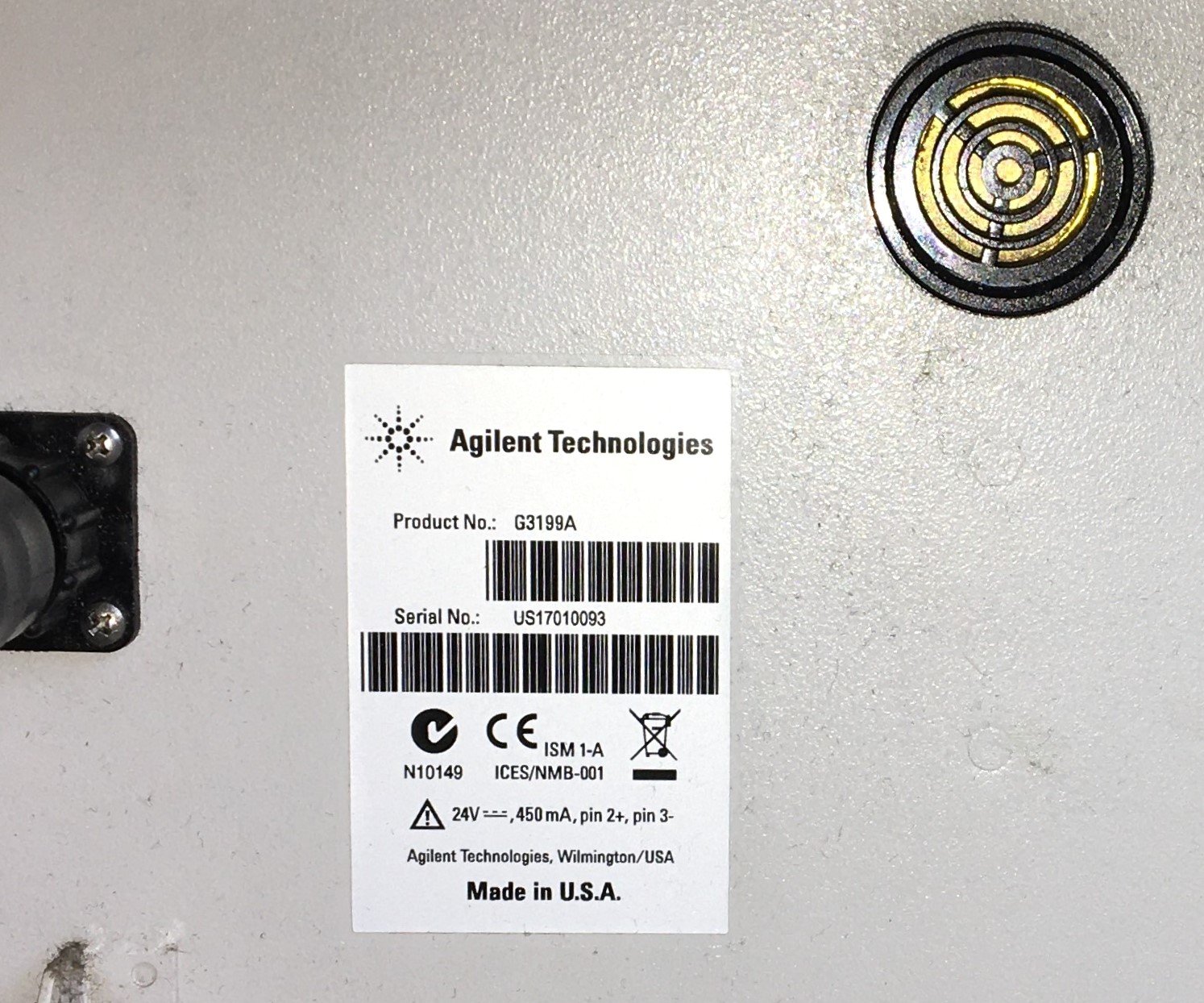 Used Agilent G3199A Quiet Cover for GC-MS Rough Pump