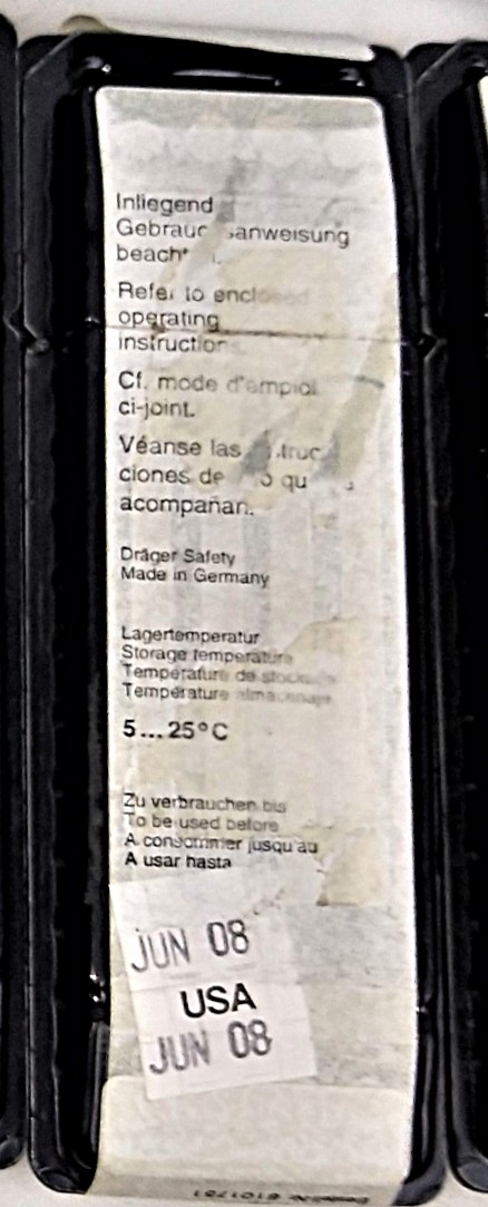 Used Drager Model 31 Multi-Gas Detector Pump with Assorted Tubes