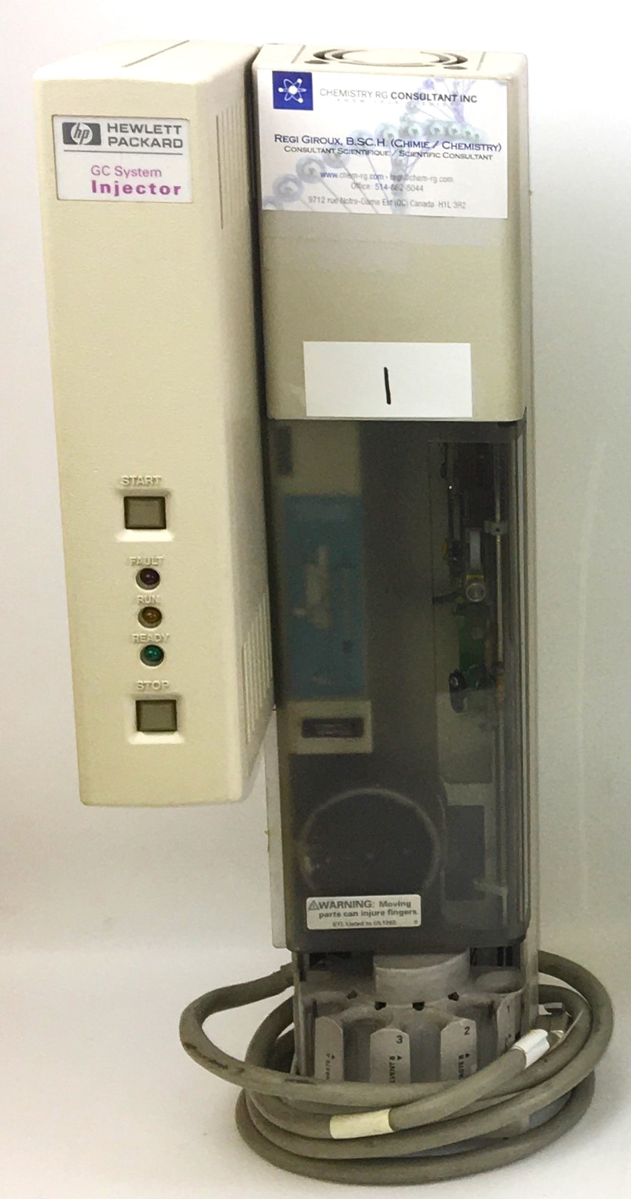 As is Hewlett Packard 7673 (18593B) Autoinjector Tower - SOLD AS-IS FOR PARTS