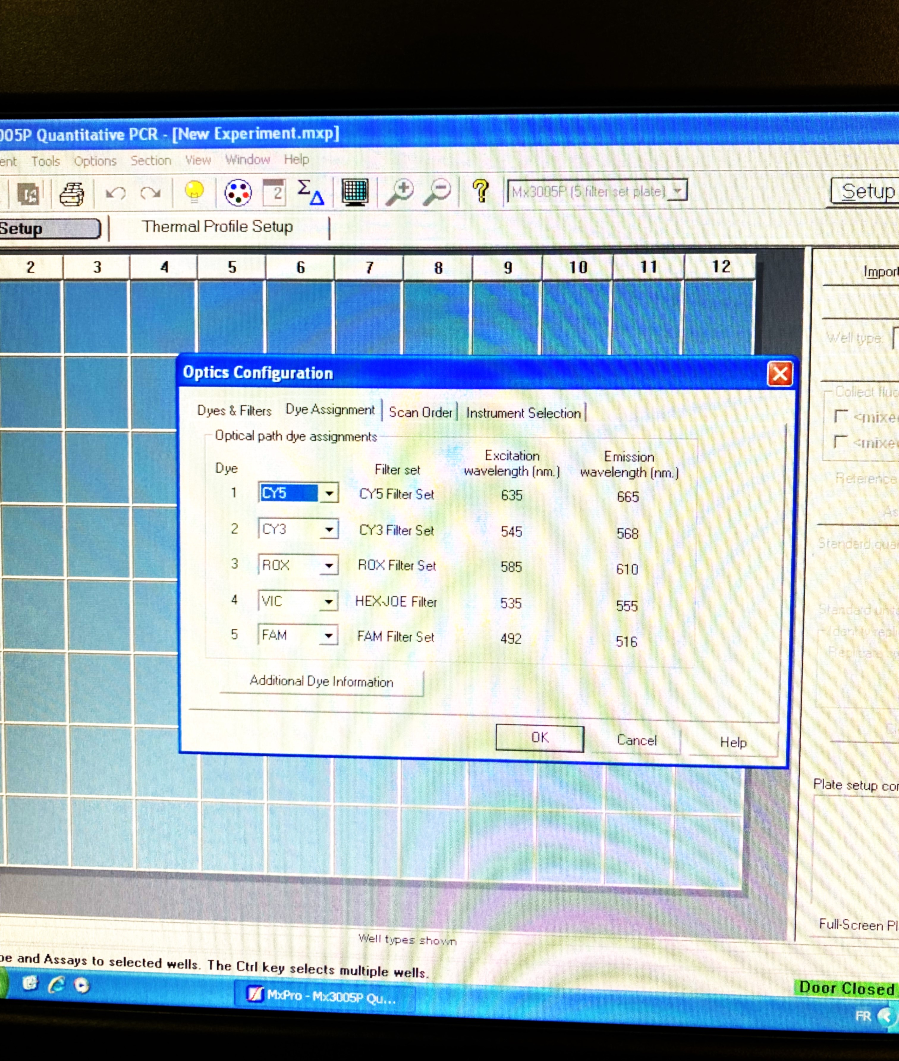 Used Stratagene Mx3005P QPCR System with PC and Software