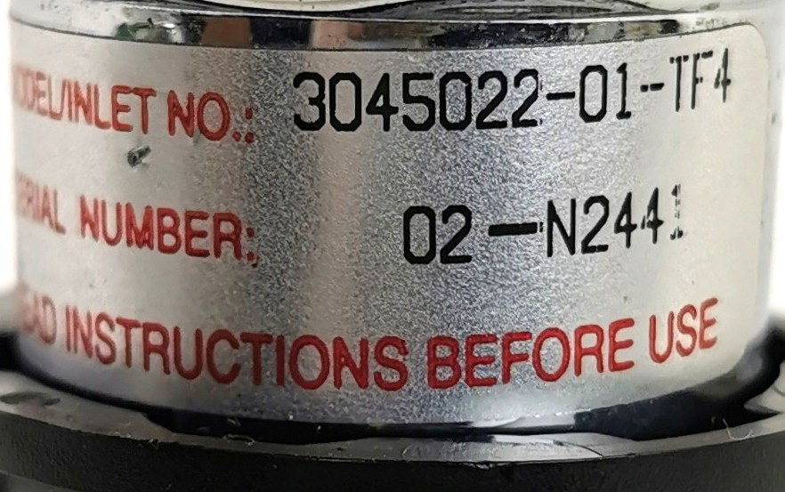 Used Liquid Air CONCOA 3045022-TF4 Pressure-Reducing Regulator