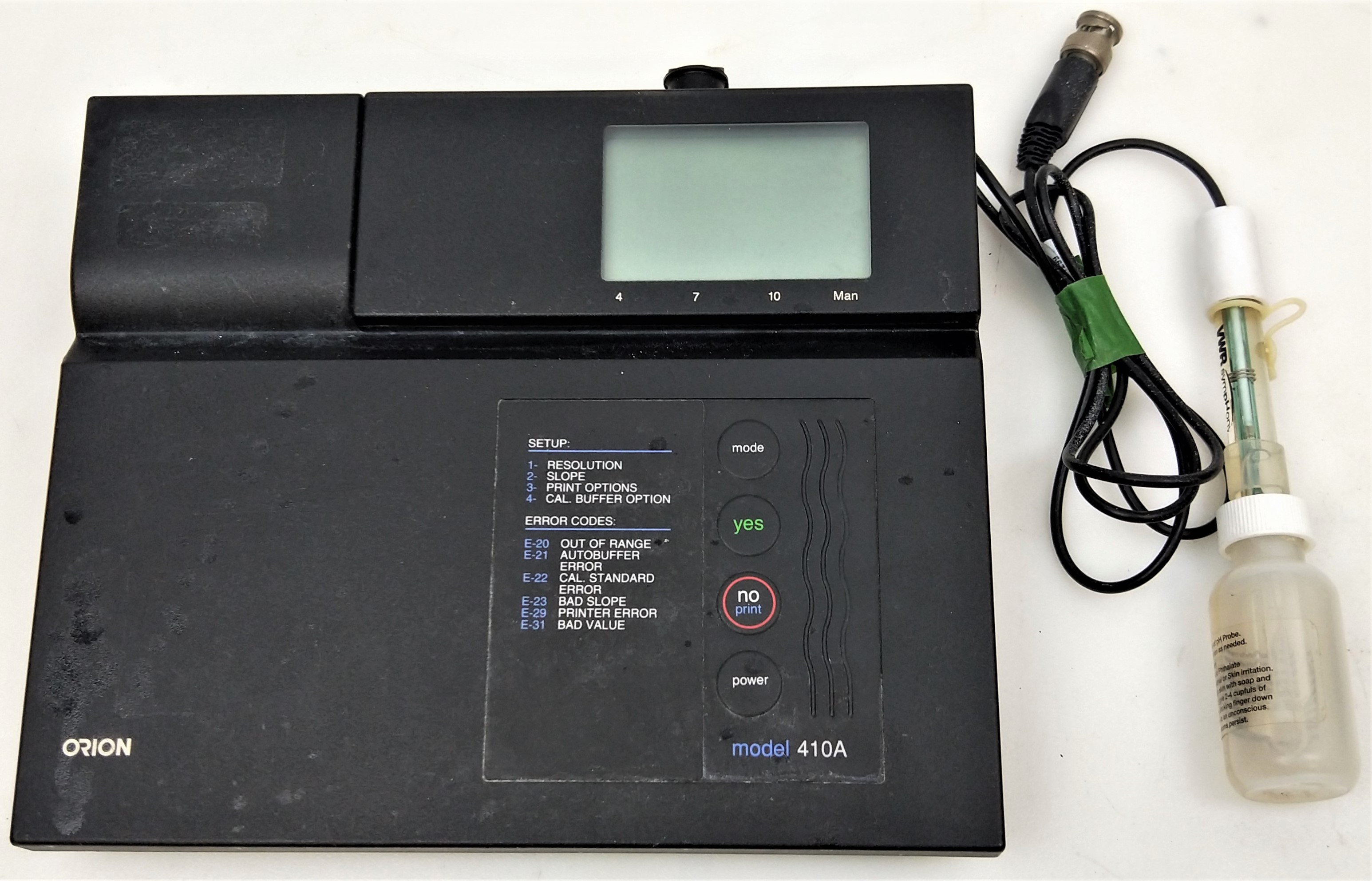 Used Orion 410A pH Meter with New pH Electrode