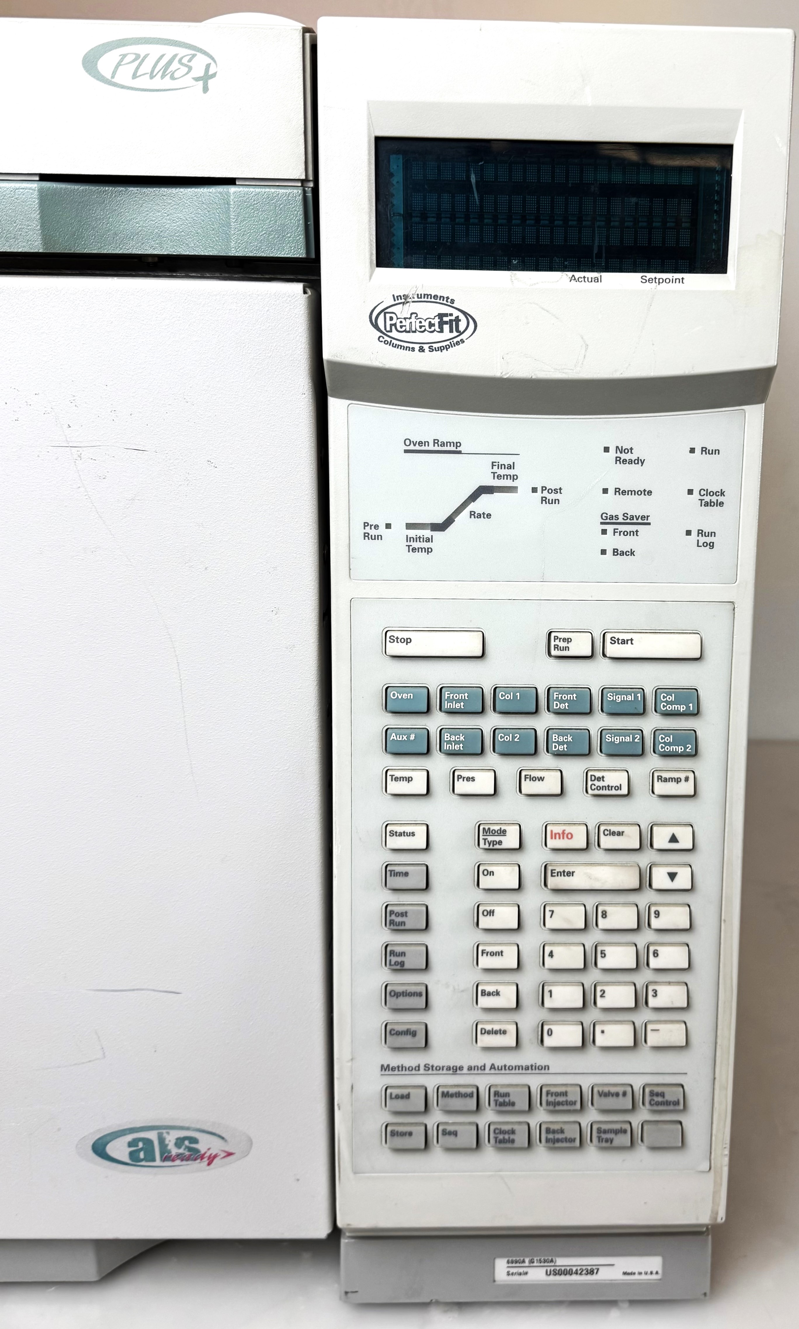 As is Agilent 6890A Plus (G1530A) Gas Chromatograph