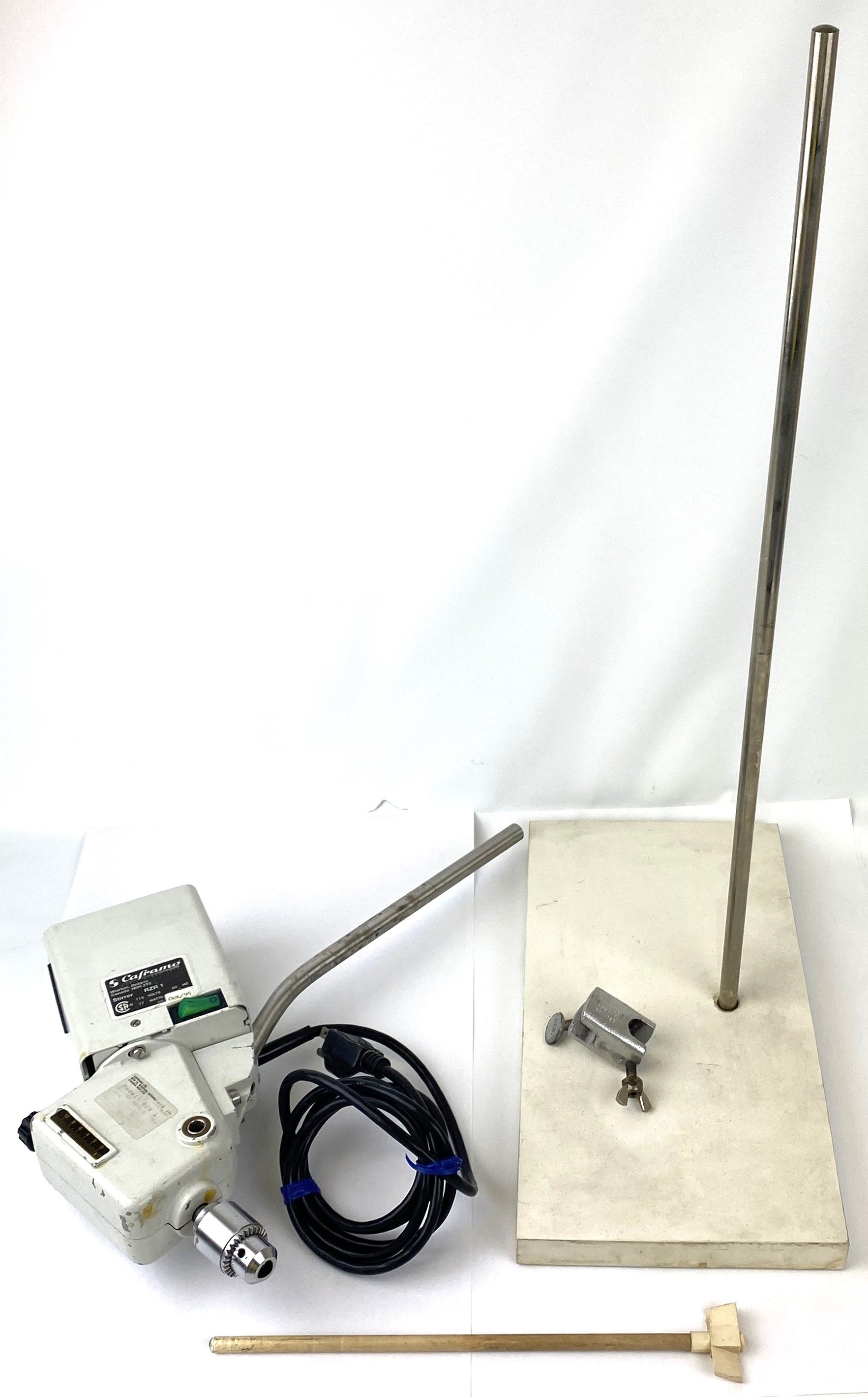 Used Caframo RZR1 Overhead Stirrer with Impeller and Stand