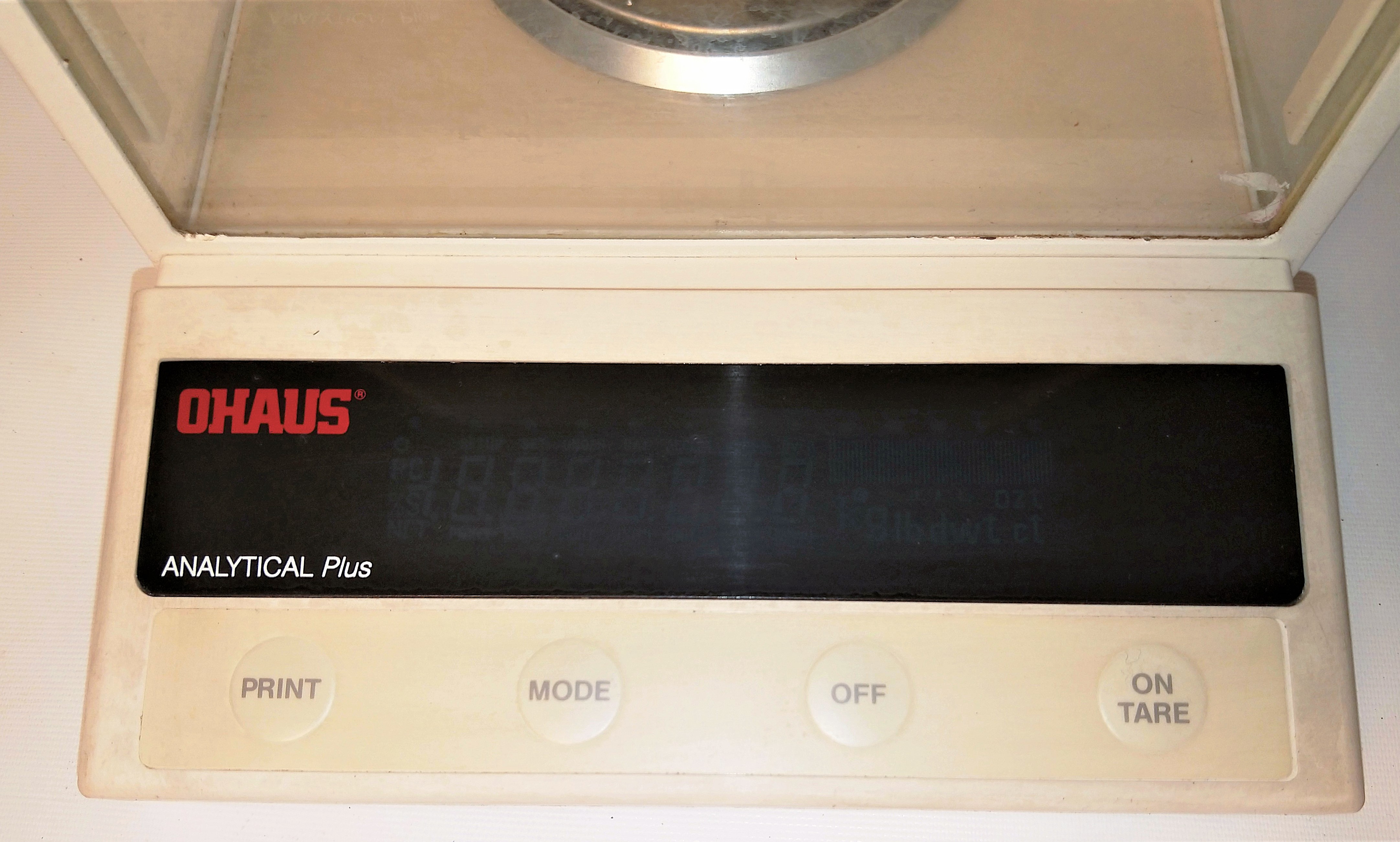 As is Ohaus Analytical Plus AP250D Analytical Balance (210g x 0.1mg) - FOR PARTS