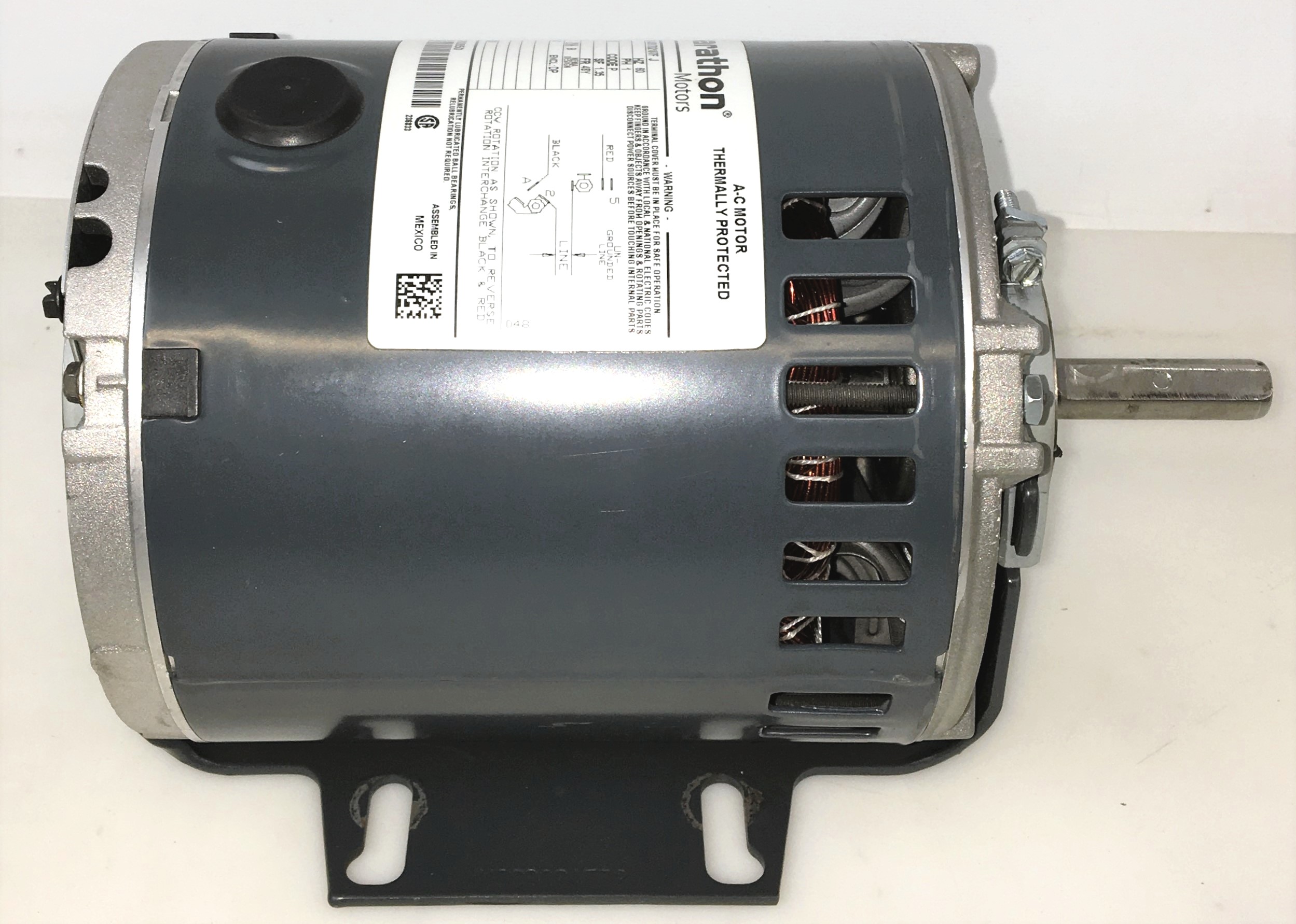 New Open Box Marathon WQK 48S17D2107F 1/4HP AC Induction Motor