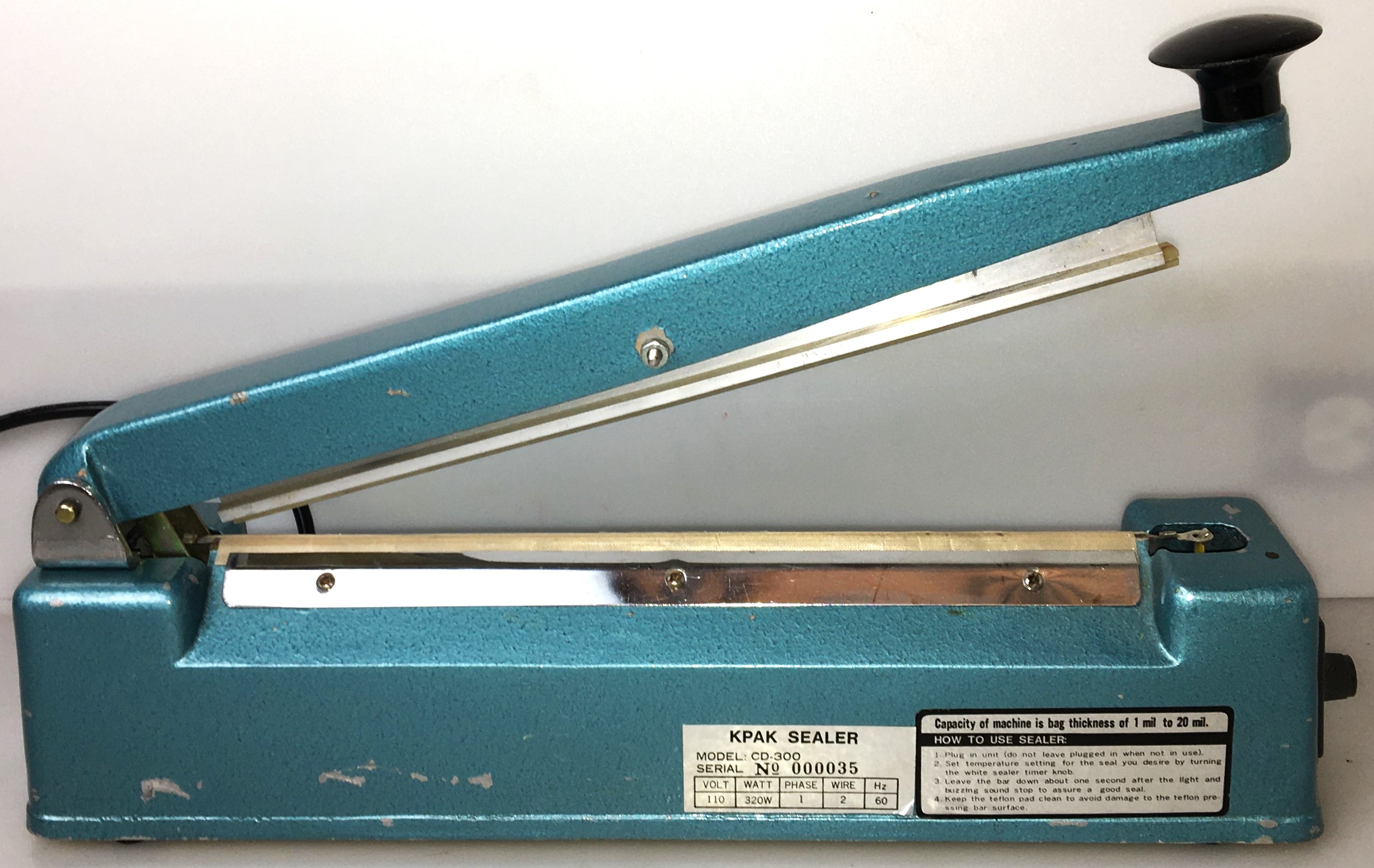 Used KPAK CD-300 Thermal Impulse Sealer