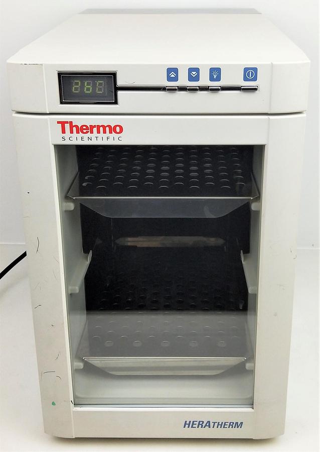 Used Thermo HeraTherm IMC 18 Refrigerated Incubator with Chamber Thermometer