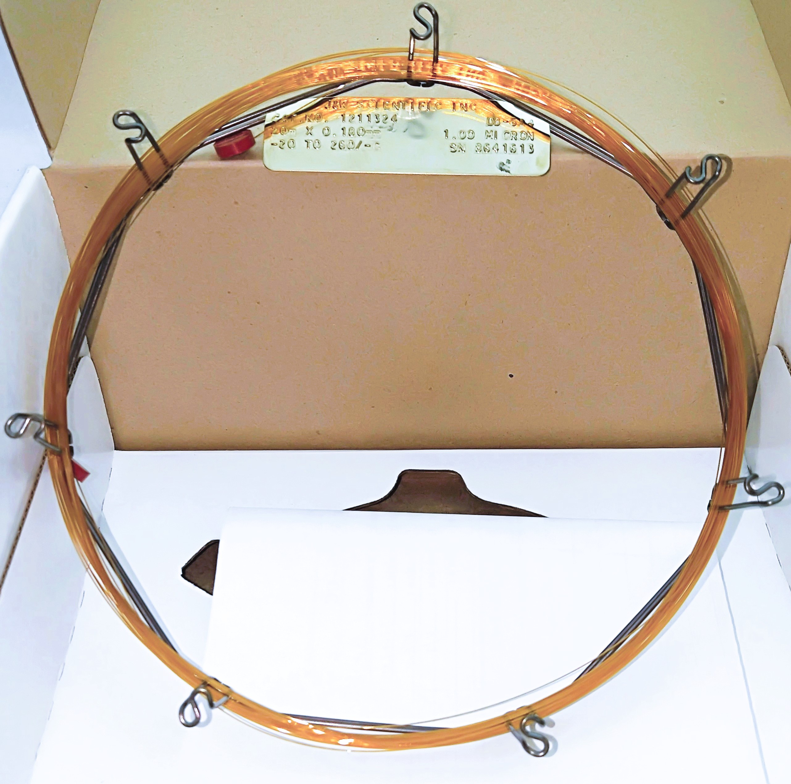 Used J&W DB-624 (121-1324) Capillary Column (20M x 0.18mm x 1.0µm)