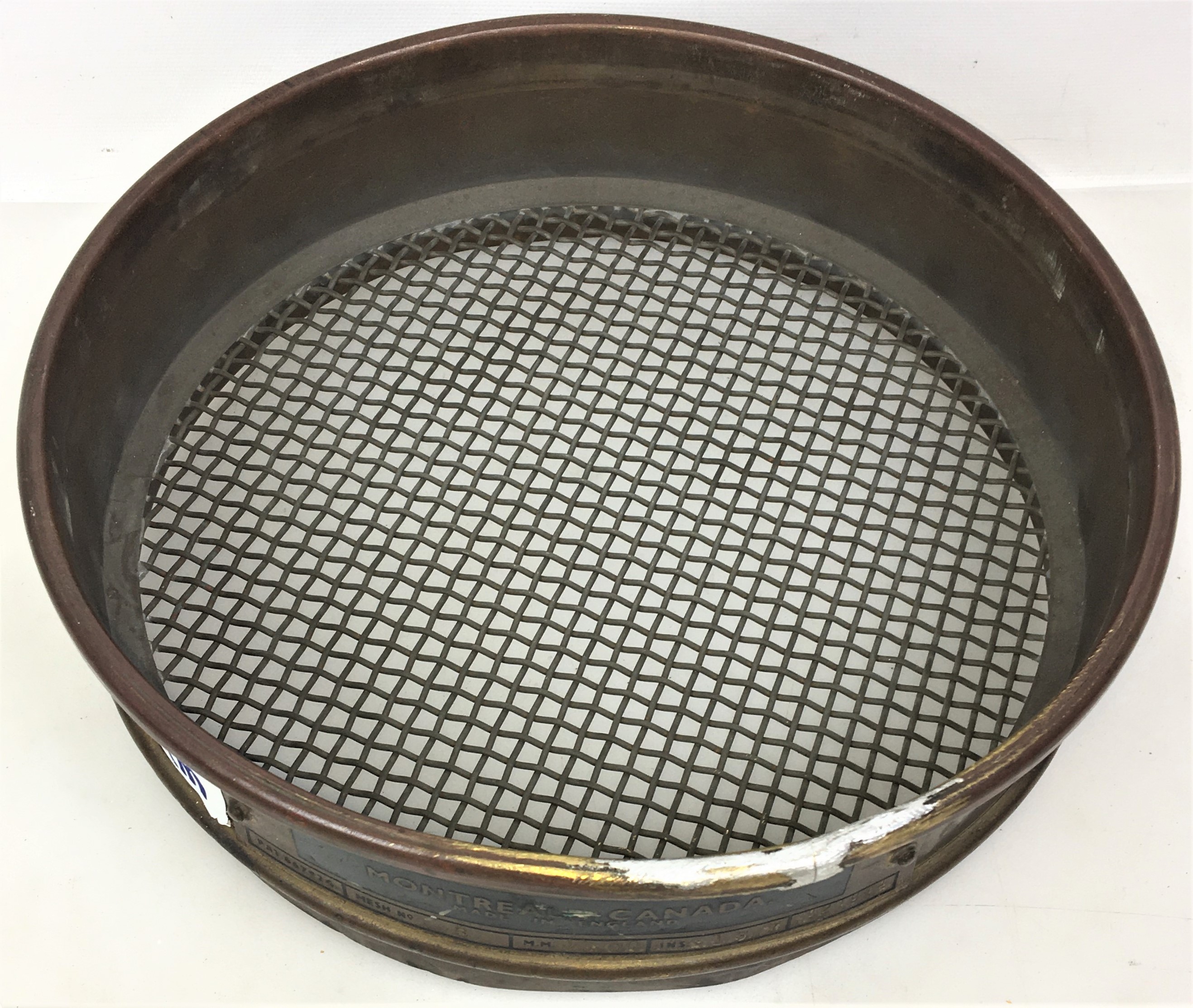Used Endecotts Brass Sieve Kit - 8" Diam (Set of 6)