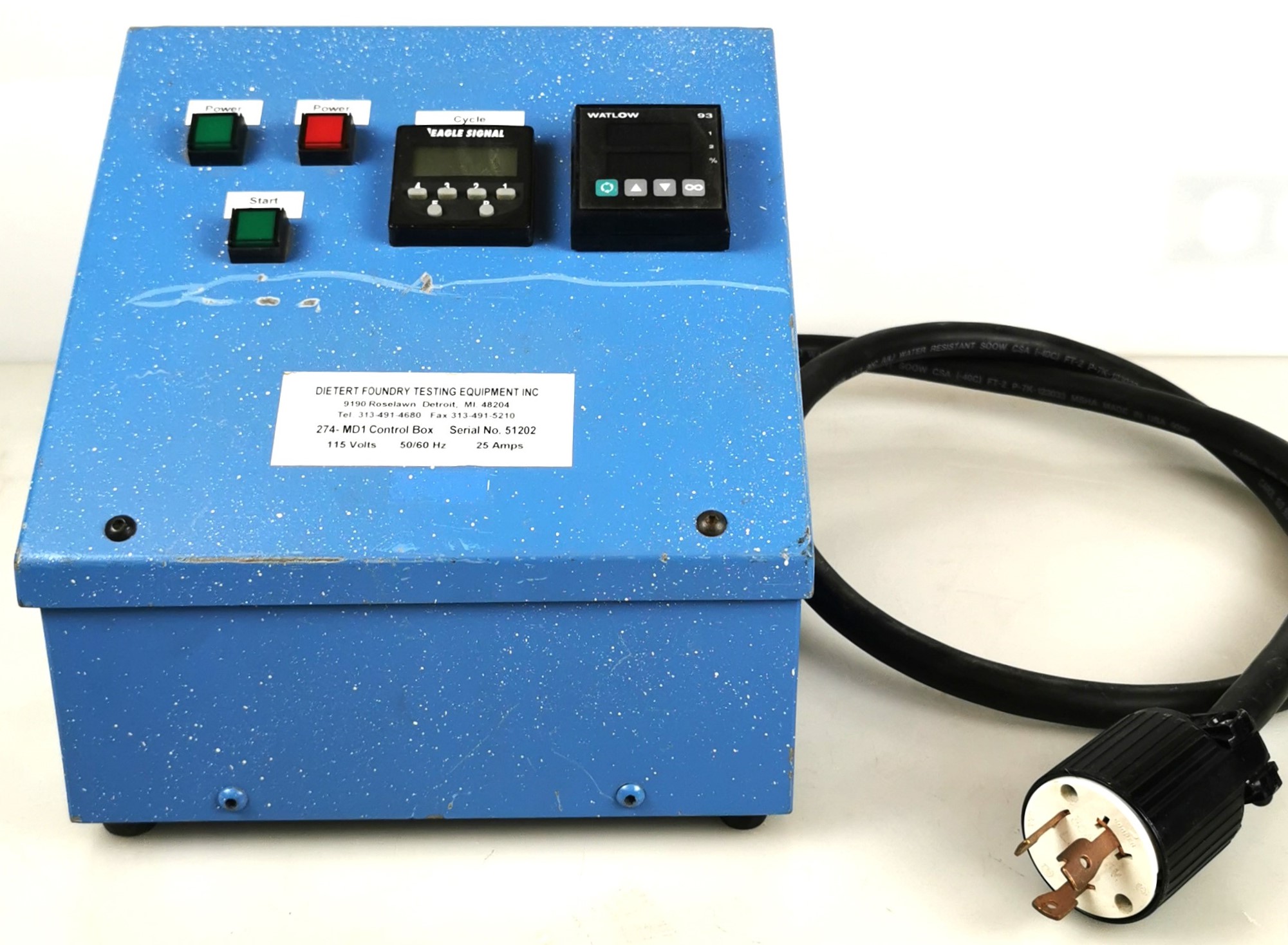 Used Dietert 278-B-MD1 Moisture Teller with 274 Control Box