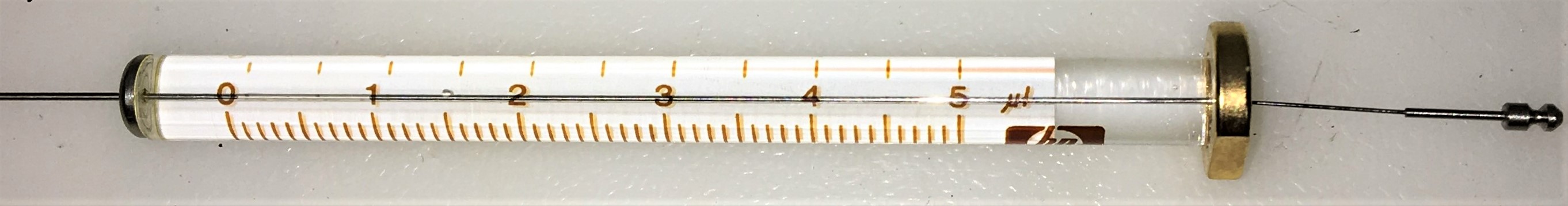 New Open Box Hewlett Packard 5181-1273 ALS Injection Syringe for HPLC and GC - 5μL