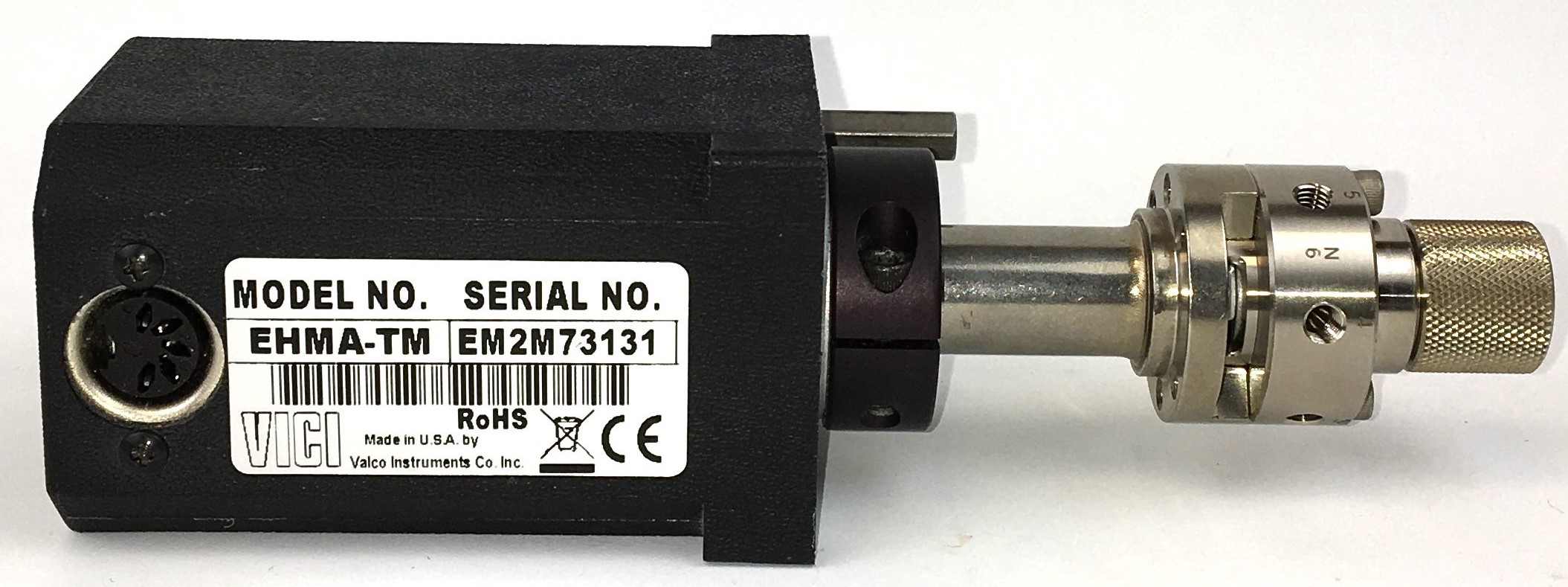 Used VICI Valco EHMA-TM Two-Position Microelectric Valve Actuator with EHCA-CE Control Module