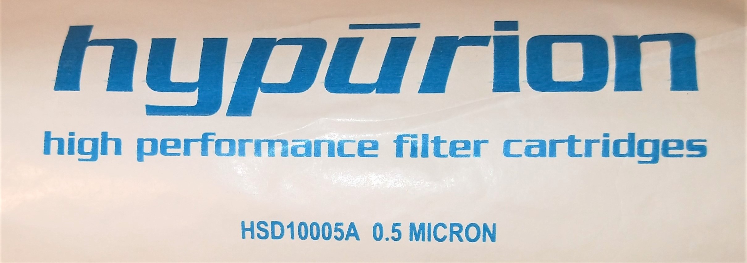 New Waterite Hypurion HSD10005A High Performance Filter Cartridge - 0.5 Micron
