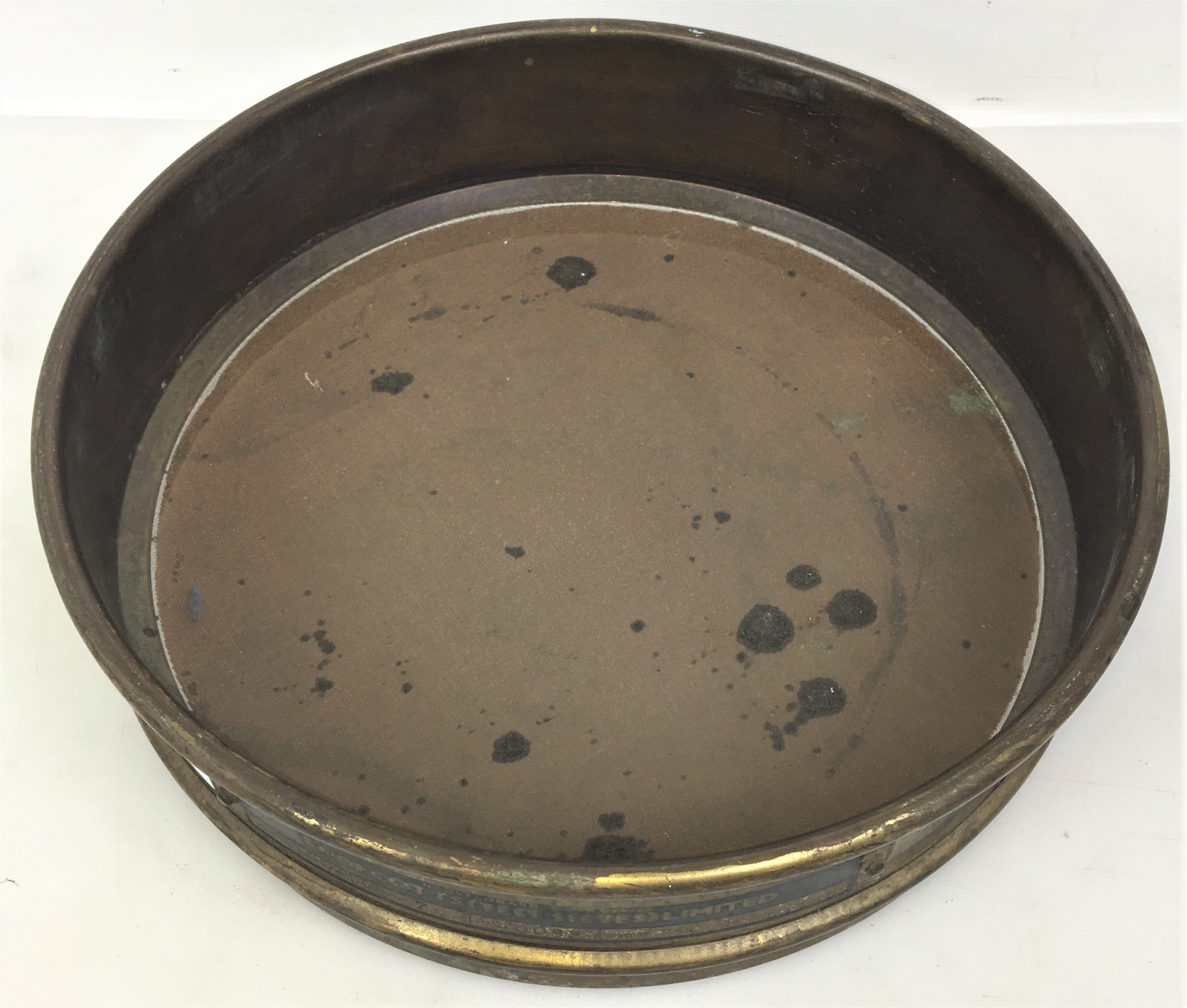 Used Endecotts Brass Sieve Kit - 8" Diam (Set of 6)