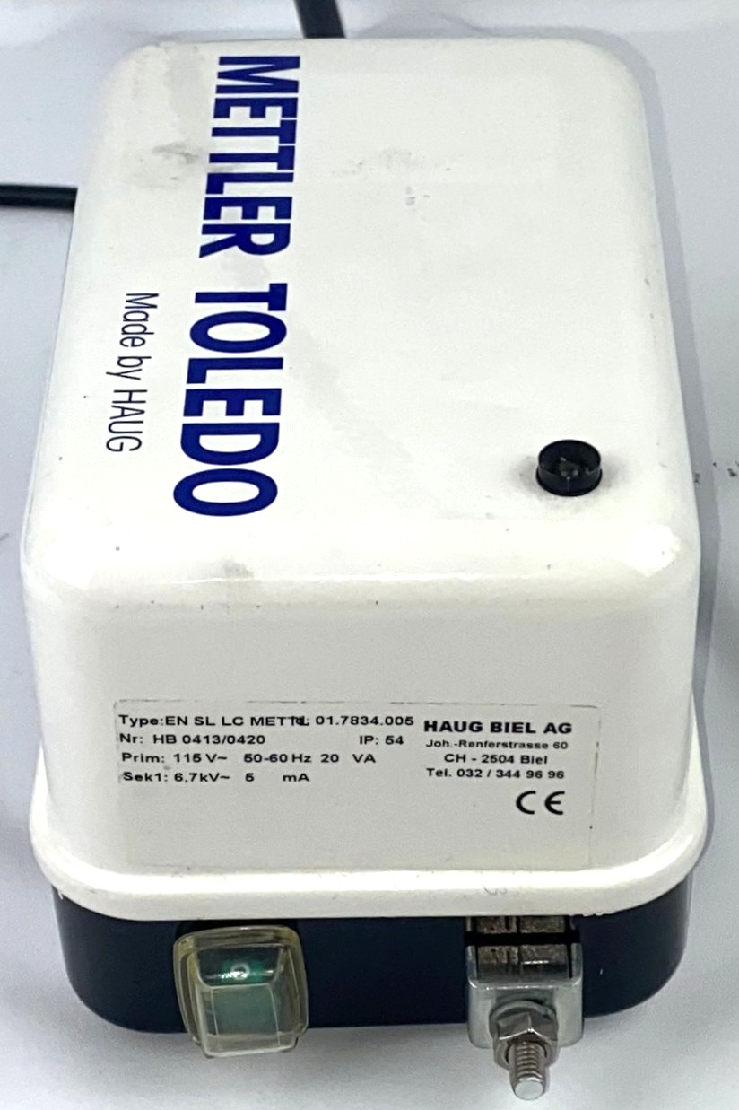Used Mettler Toledo/Haug PRX U Deionizing Electrode with EN SL Power Supply
