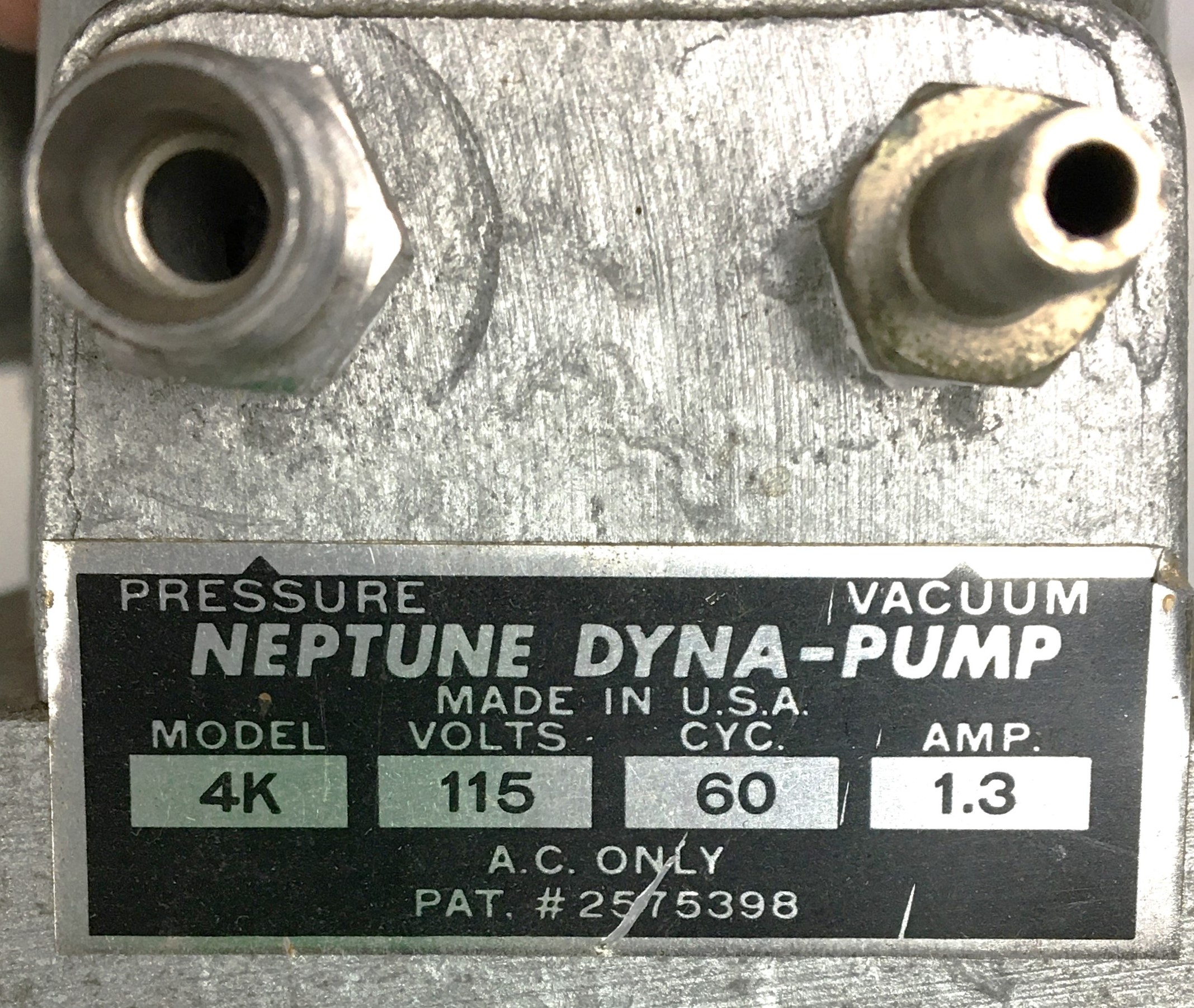 Used Neptune Dyna-Pump 4K Metering Pump